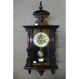 A 19th Century mahogany Vienna wall clock