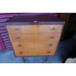 A Wrighton teak chest of drawers