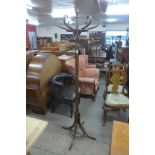 A beech bentwood coat stand