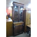 A Victorian mahogany bookcase