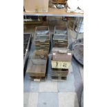 Assorted industrial metal trays