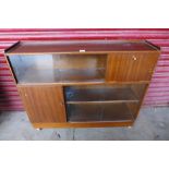 A teak bookcase