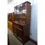 A Victorian mahogany secretaire bookcase, 211cms h, 121cms w, 50cms d