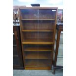 A teak bookcase