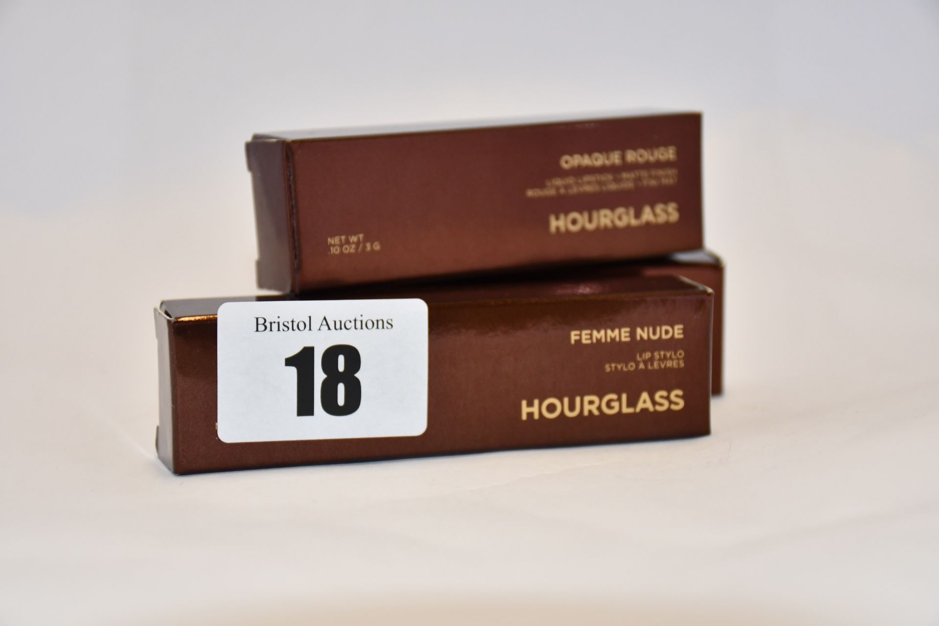 A quantity of boxed as new Hourglass cosmetics to include Opaque Rouge Liquid Lipsticks (3g),