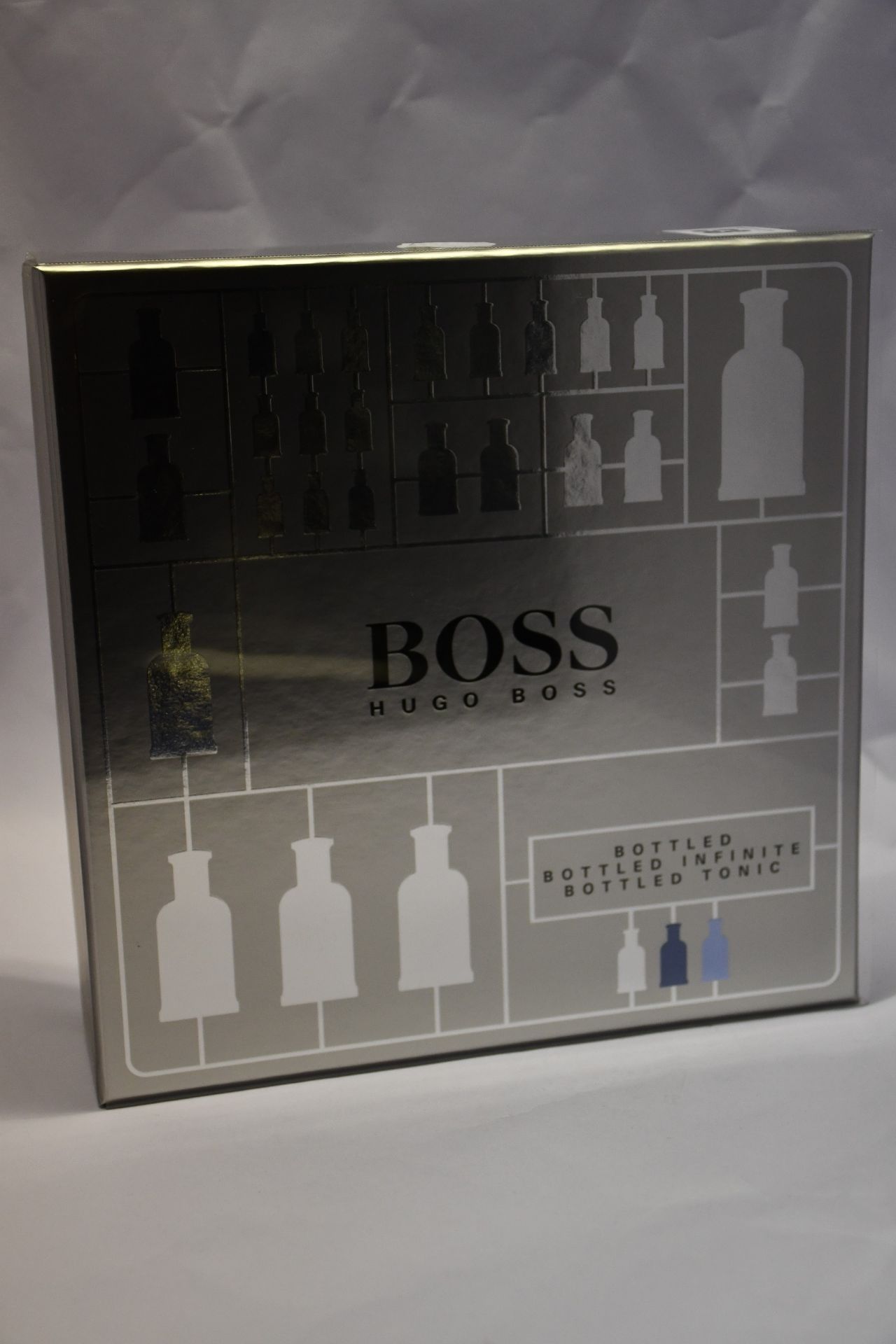 Three boxed as new Hugo Boss BOSS bottled eau de toilette spray (30ml) Trio Gift Set for men.
