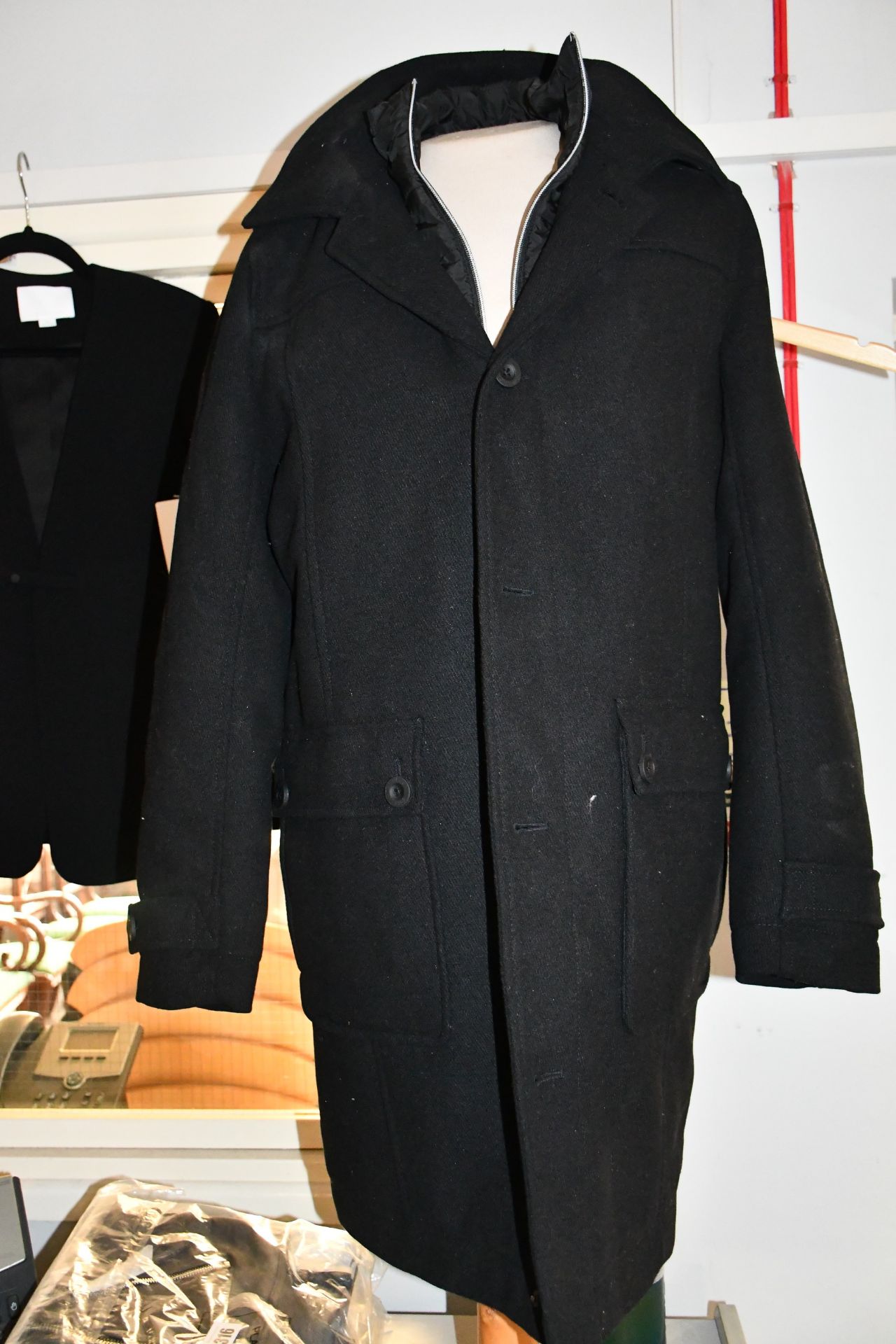 An as new Tom Taylor military style coat (UK L).