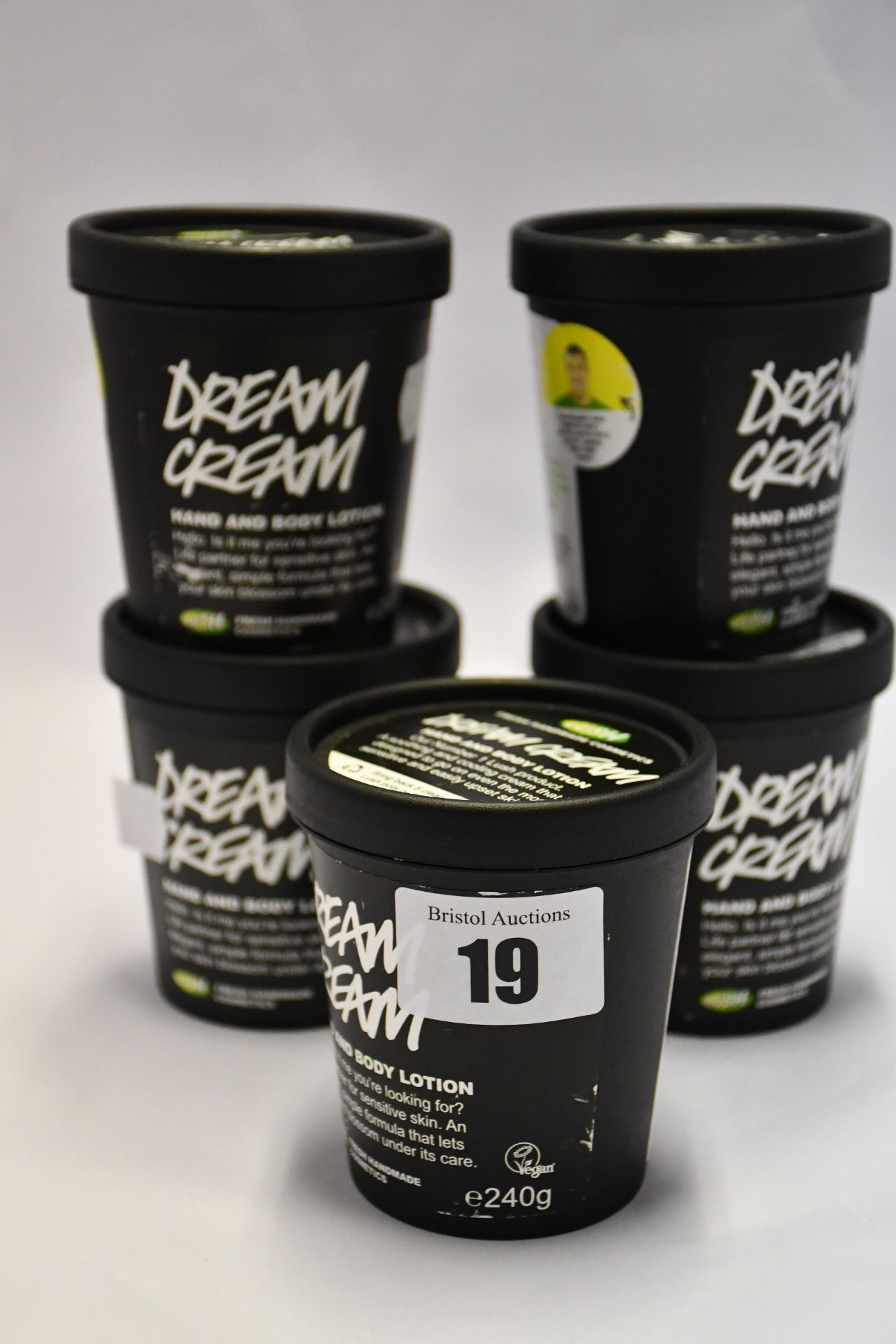 Five as new Lush Dream Cream hand and body lotion (240g, 01/10/20).