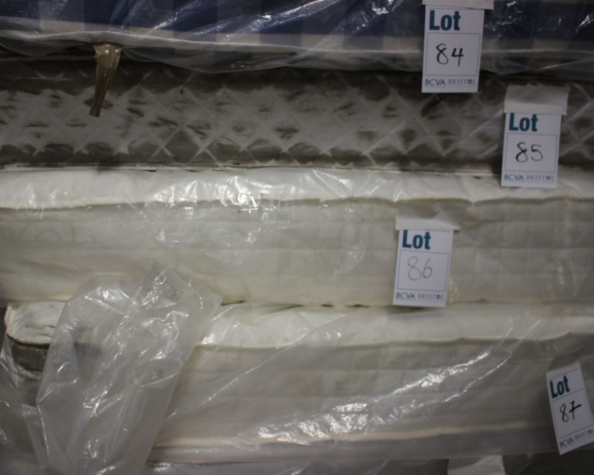 A double coil sprung mattress