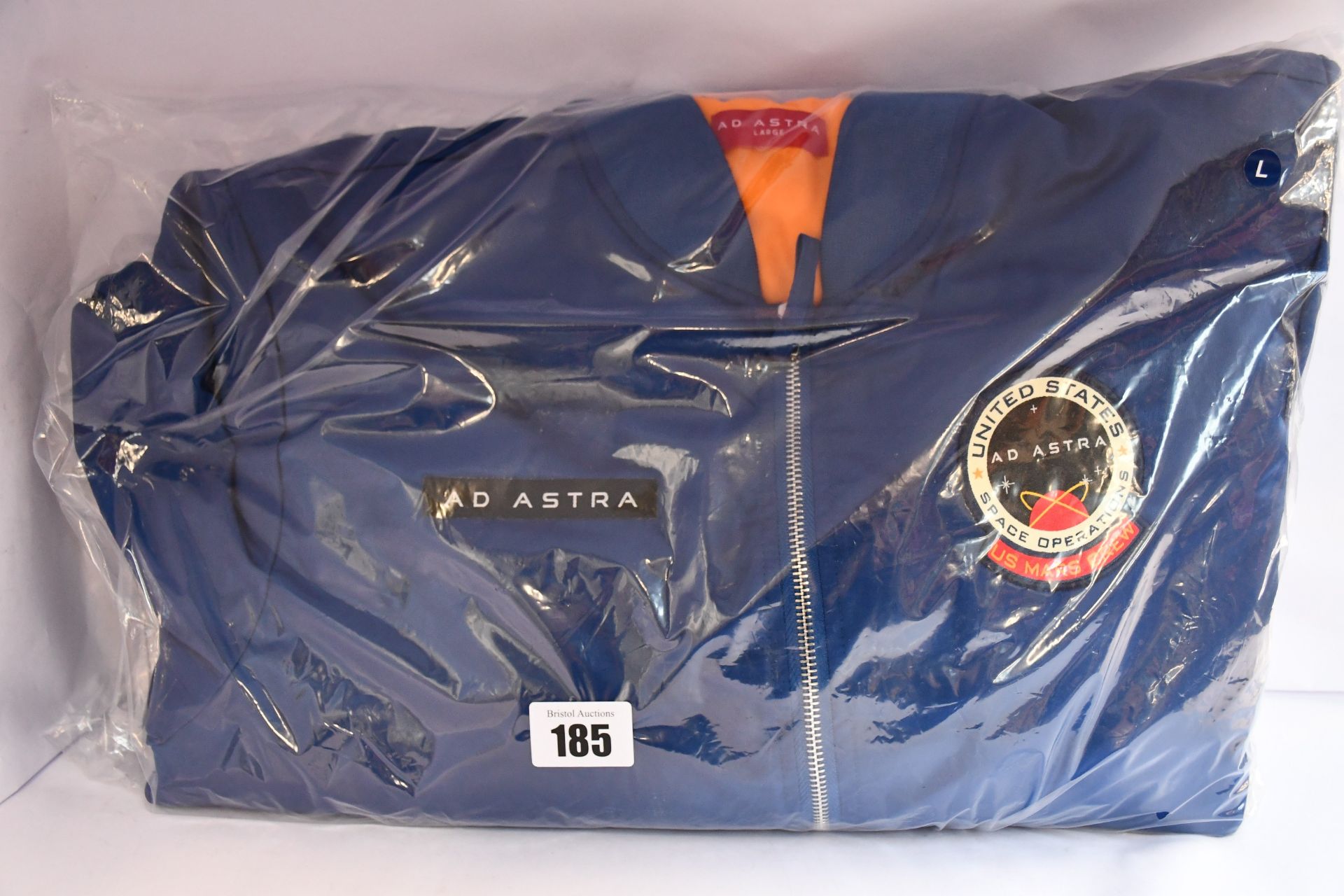 Three as new Ad Astra jackets (All L), replica/promotional jackets to tie in with the 2019 film.