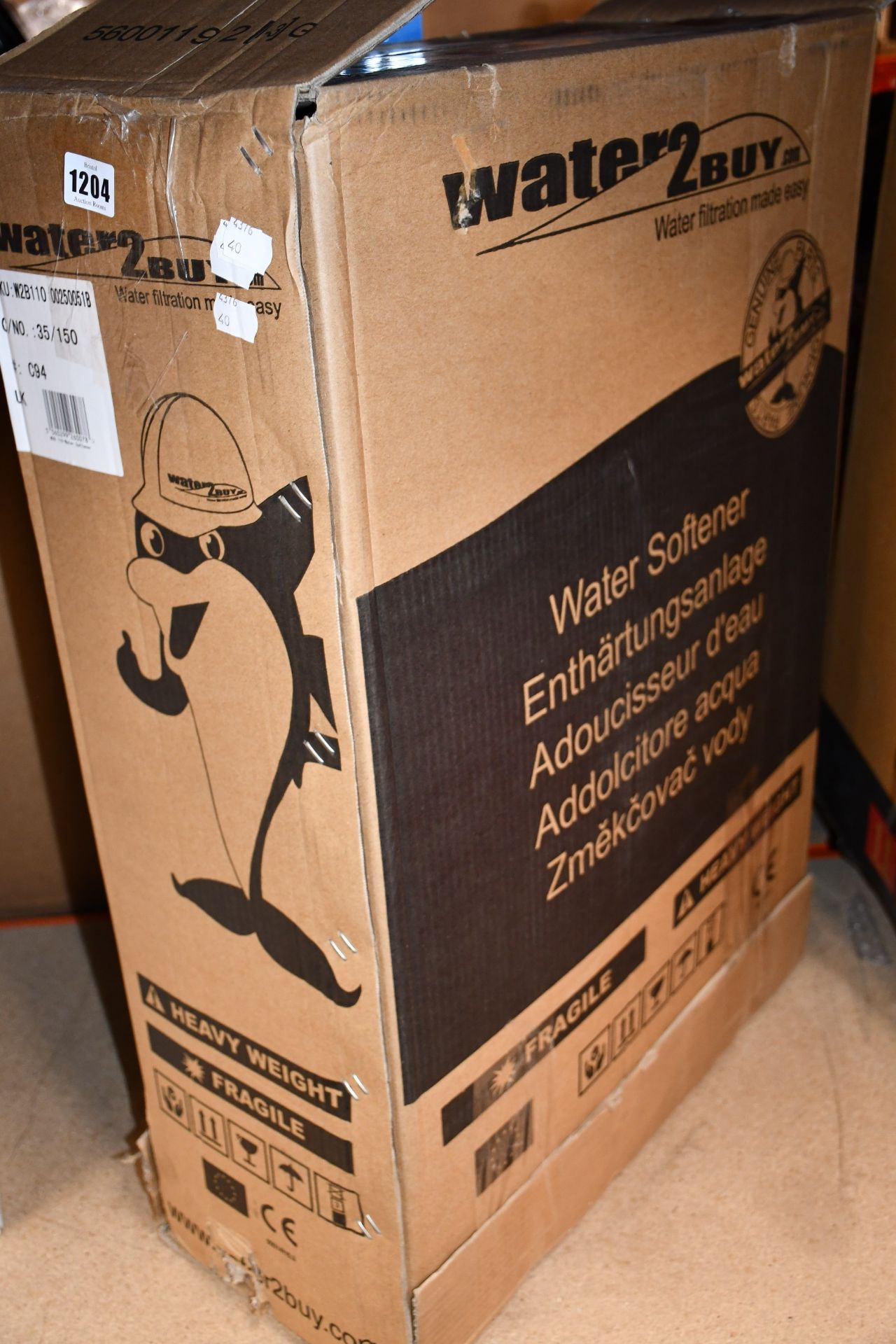 A boxed as new Water2Buy Water Softener ultra quiet home filtration system (W2B110).
