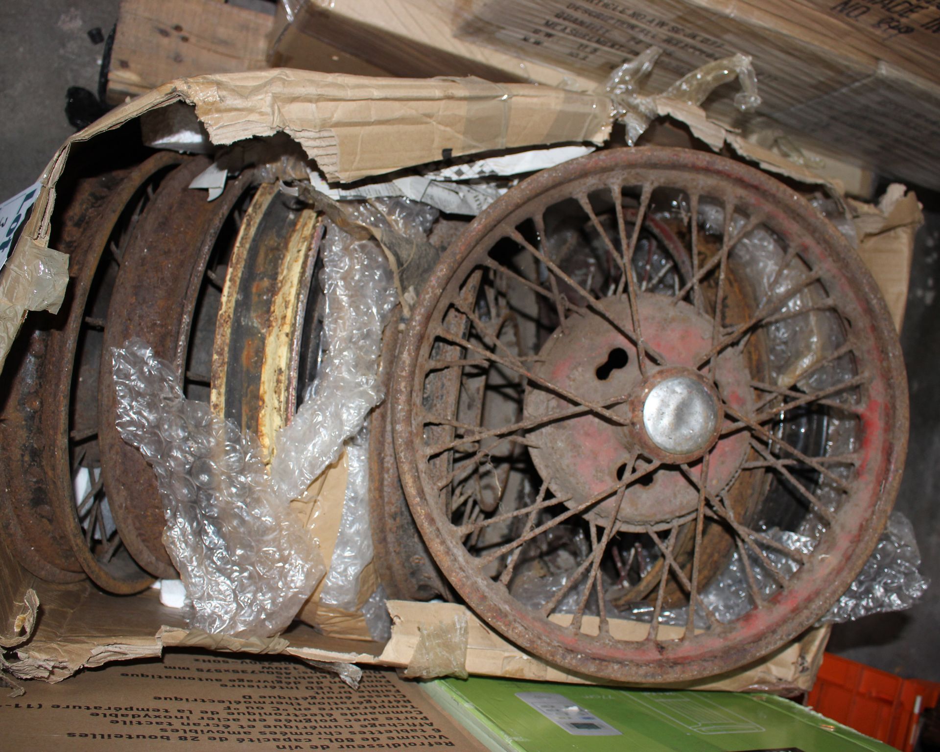 A set of Fiveive Austin 7 1930-35 spoke wheels. - Image 2 of 2