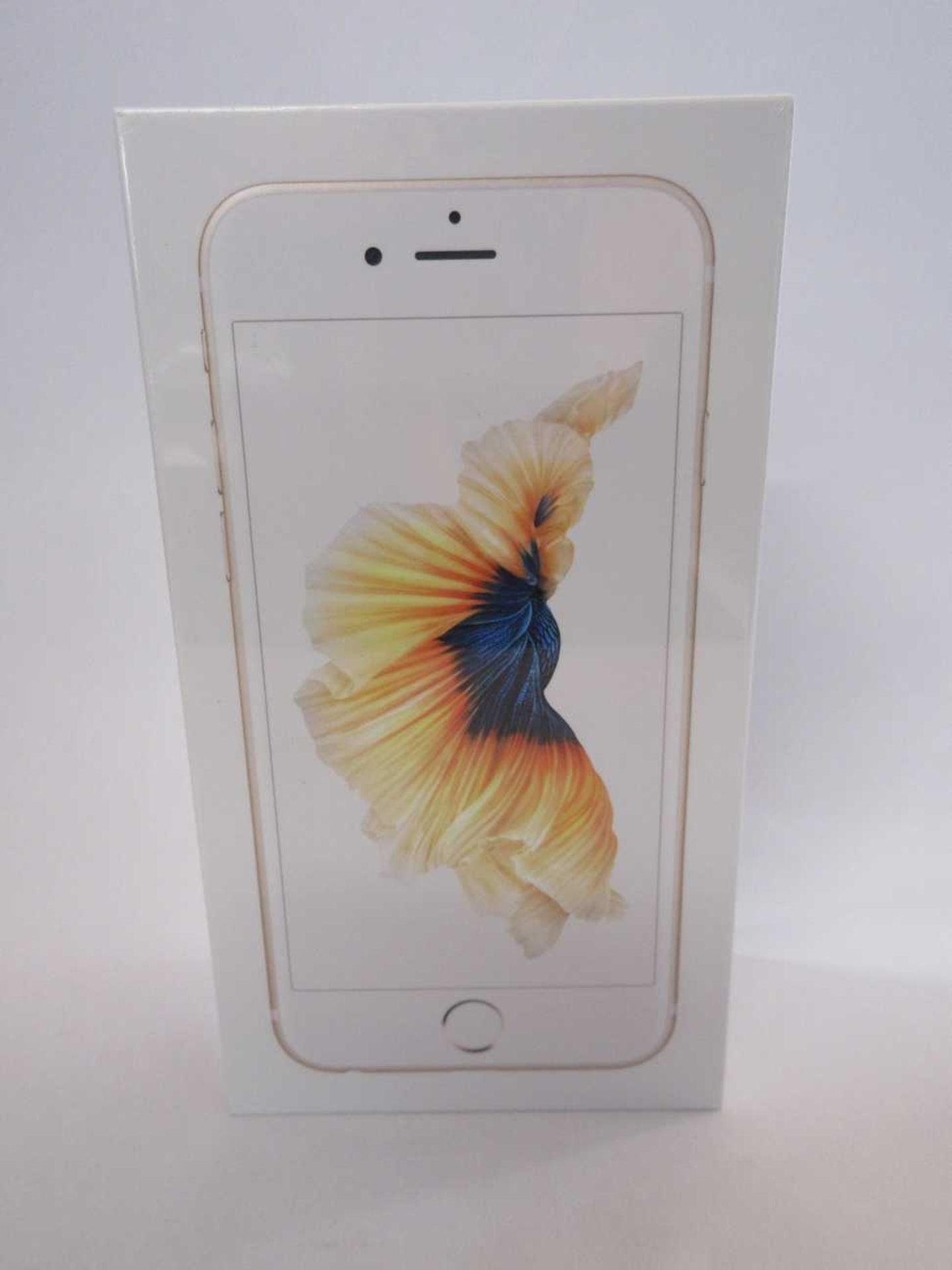 A boxed as new Apple iPhone 6s (Global/A1688) 16GB in Gold (IMEI: 353257074607903) (Box sealed).