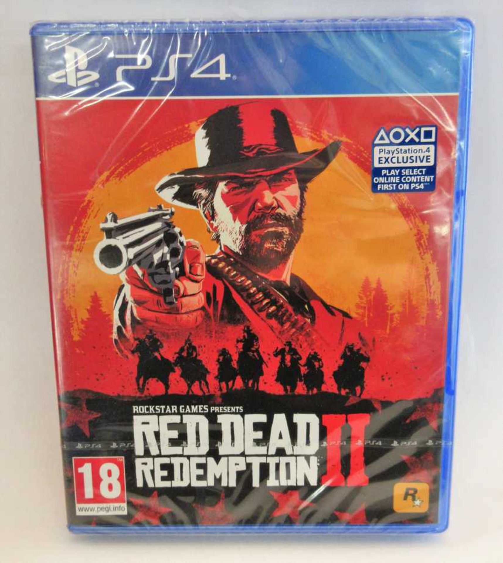 Fifteen boxed as new Red Dead Redemption 2 game disks for PS4 (Cases sealed).