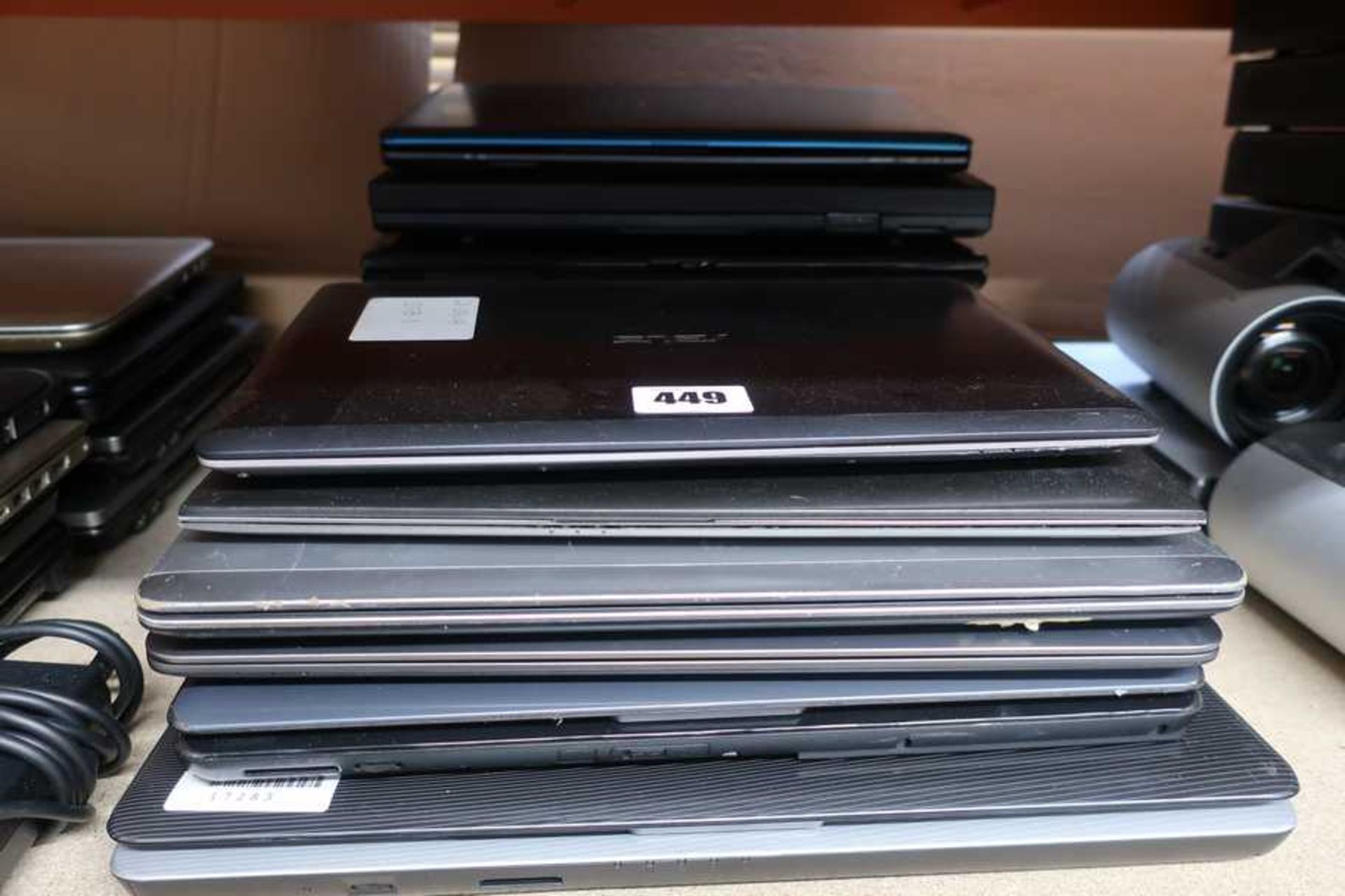 Thirteen pre-owned laptops sold for parts including Dell, Lenovo, Sony, Toshiba, Acer and Asus (