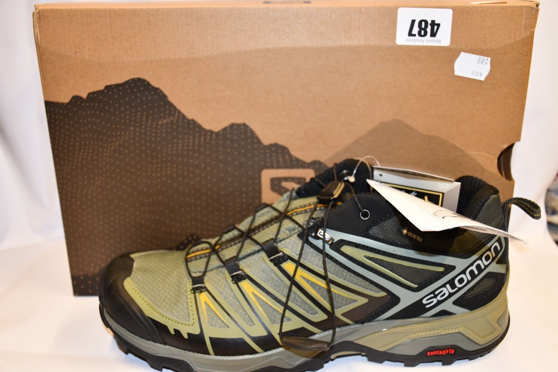 A pair of as new Salomon X Ultra 3 GTX trainers (UK 9).