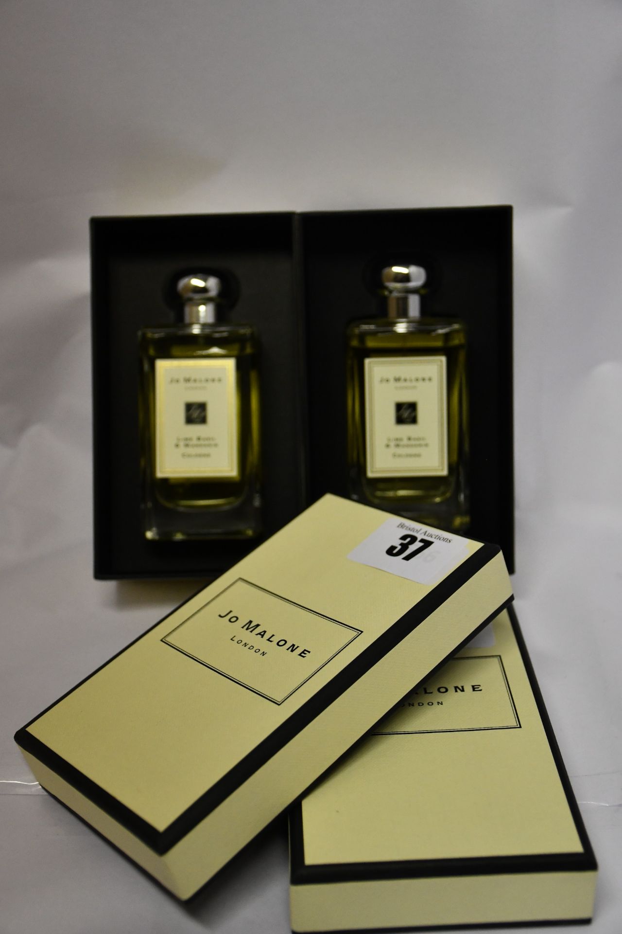 Two Jo Malone Lime Basil & Mandarin cologne (2 x 100ml).