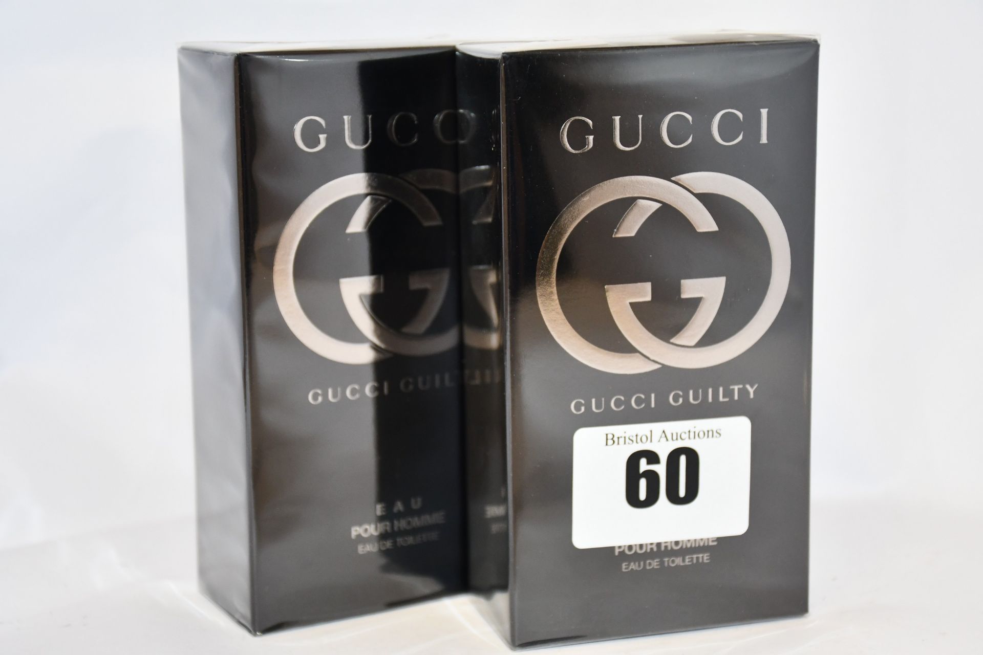 Three boxed as new Gucci Guilty eau ee toilette (50ml).