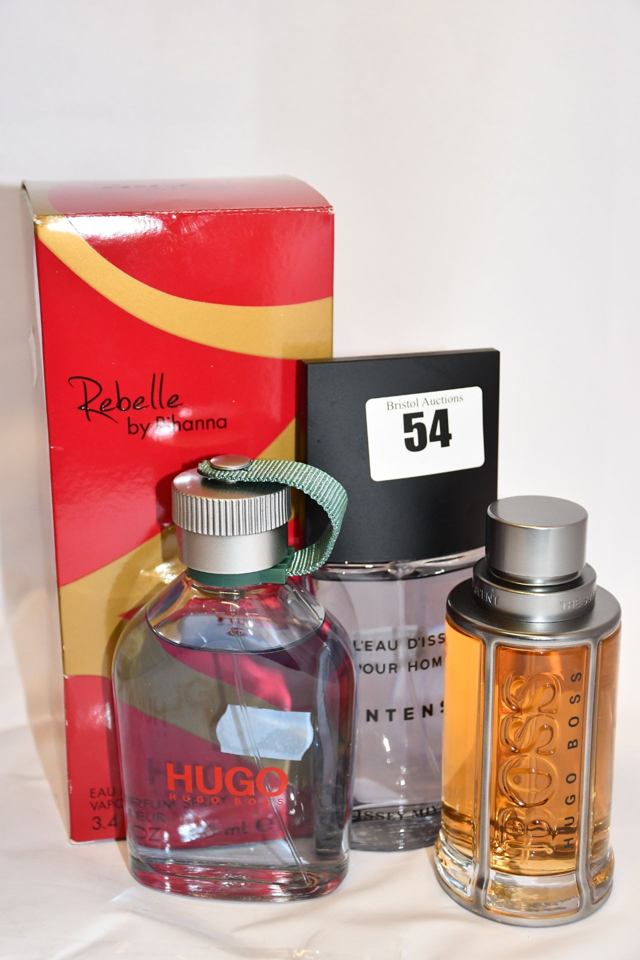 A Rebelle by Rihanna eau de parfum (100ml) (Very slightly used), an Issey Miyake Intense eau de