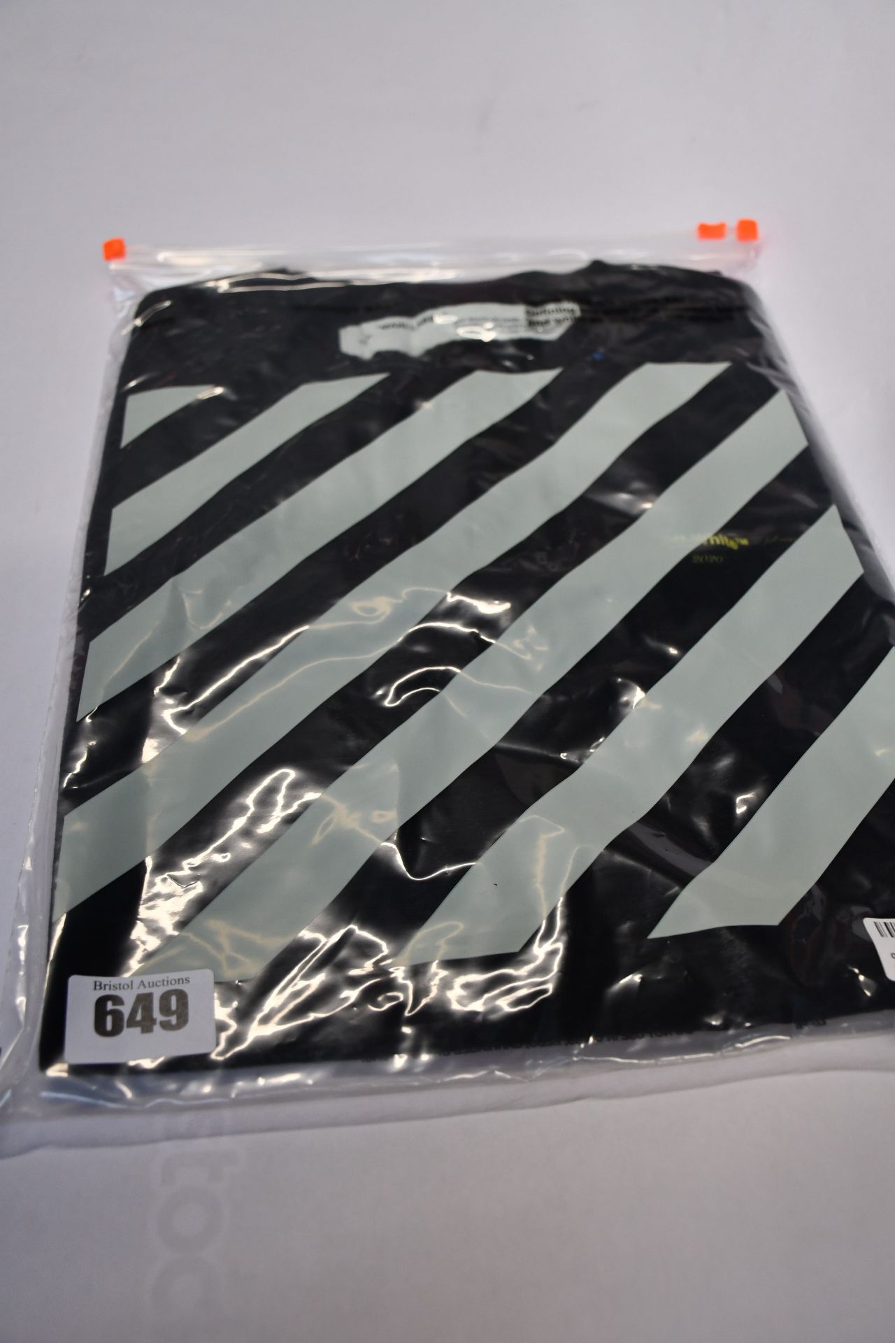 An as new Off-white Acrylic Arrows T-shirt (S - RRP £249).