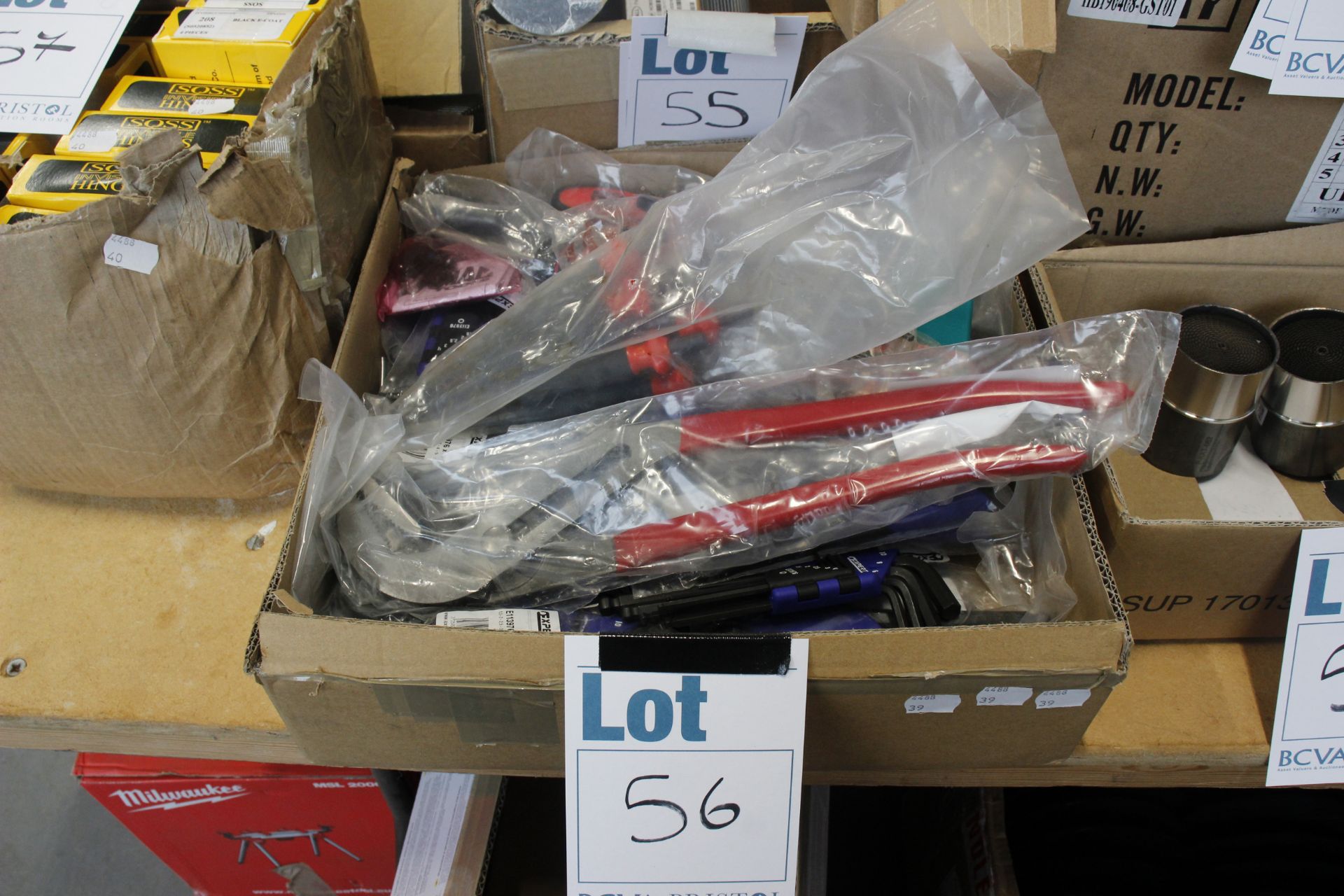 A box of various tools to include Mac tools (Crate not included).