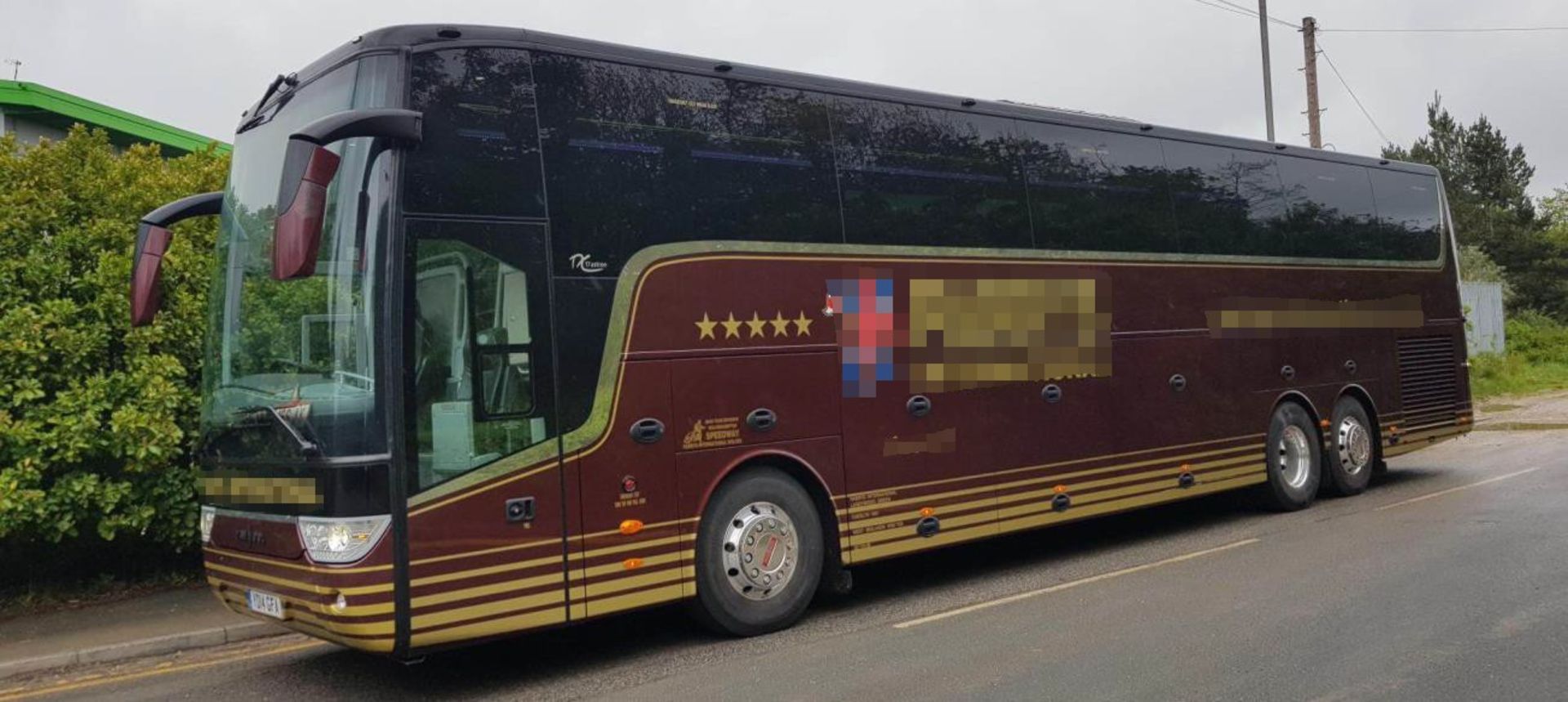 MAN Van Hool TX17 Astron, Registration YD14 GFK. First registered 03-04-2014, Length: 14m, Seats: