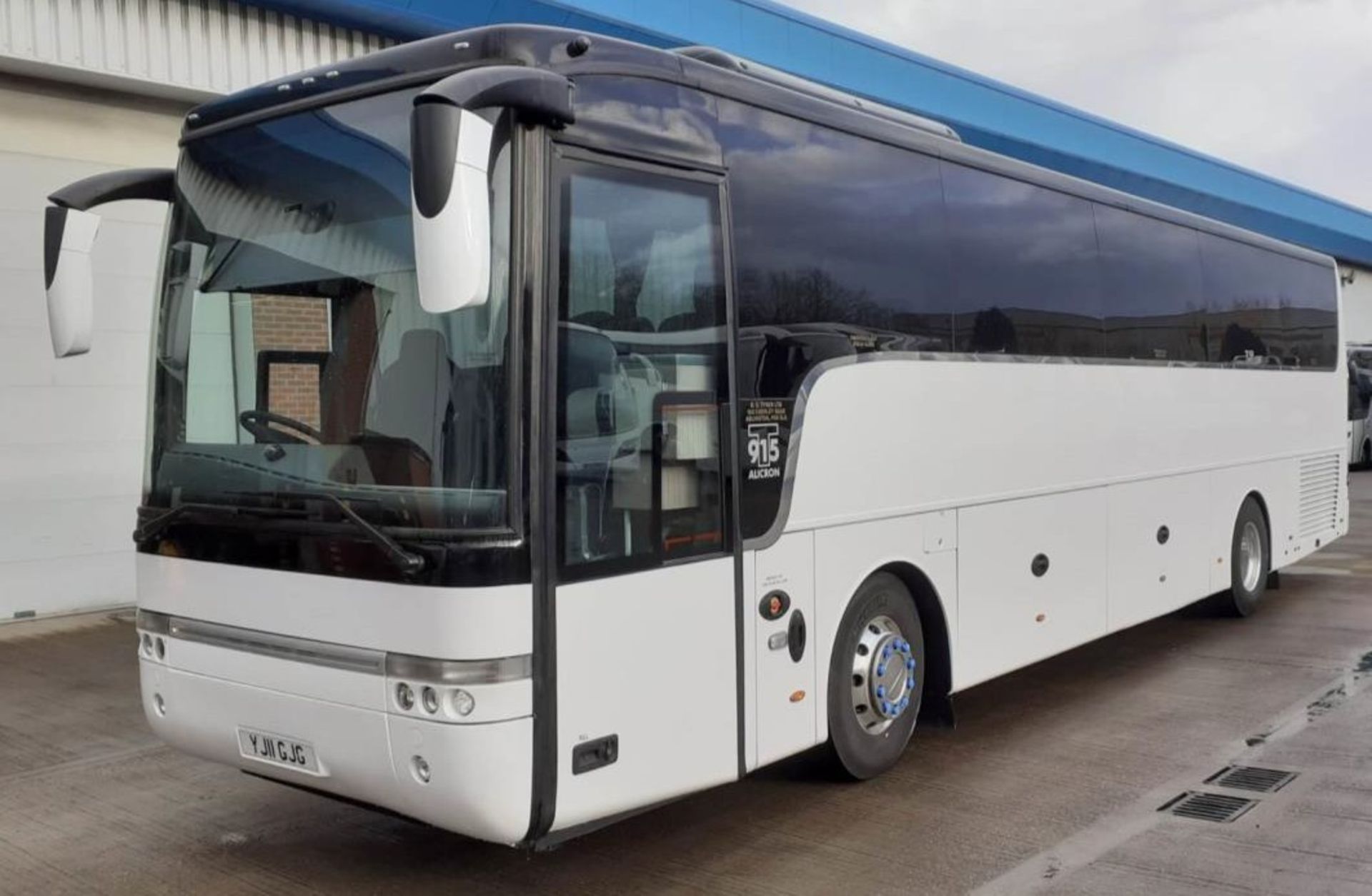 DAF PR Van Hool Alicron T915, Registration YJ11 GJG. First registered 16-08-2011, Length: 12.2m,