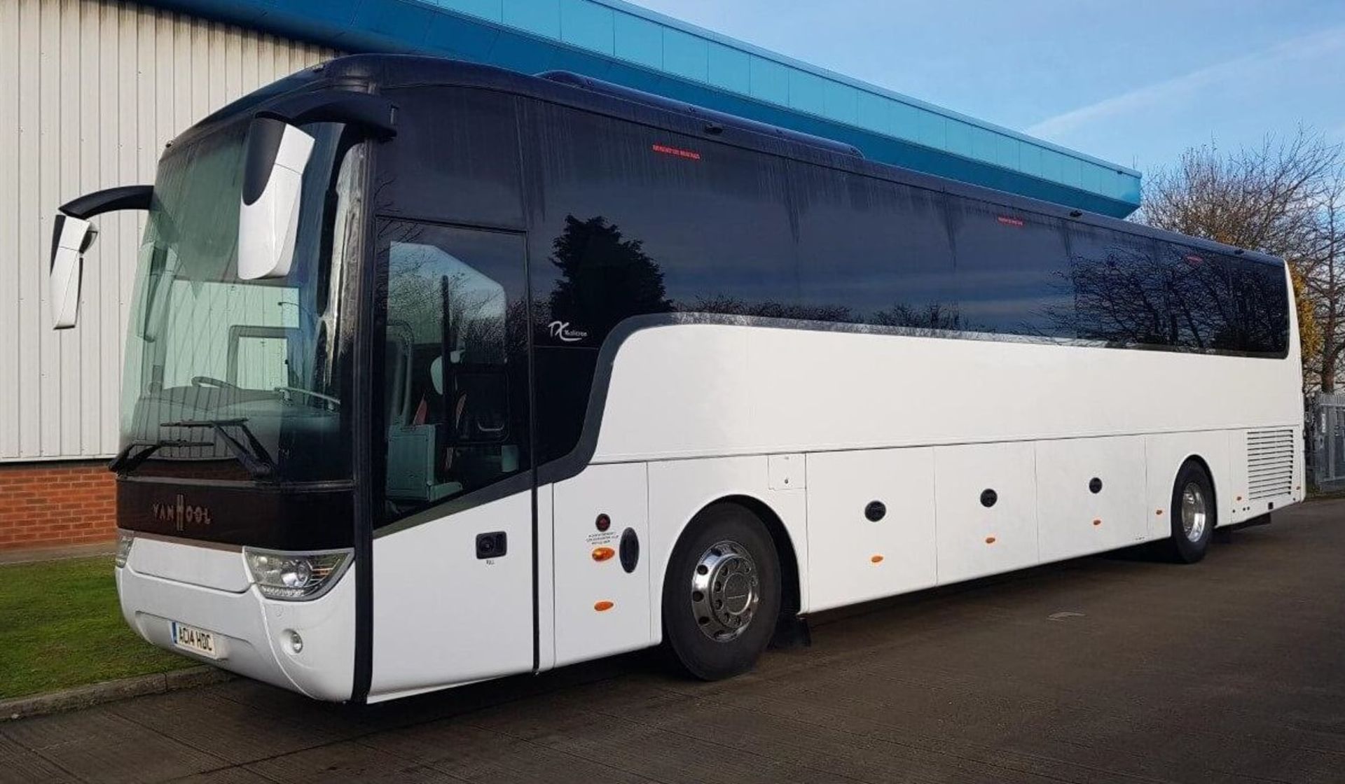 MAN Van Hool TX1 Alicron, Registration AC14 HDC. First registered 20-03-2014, Length: 13m, Seats: