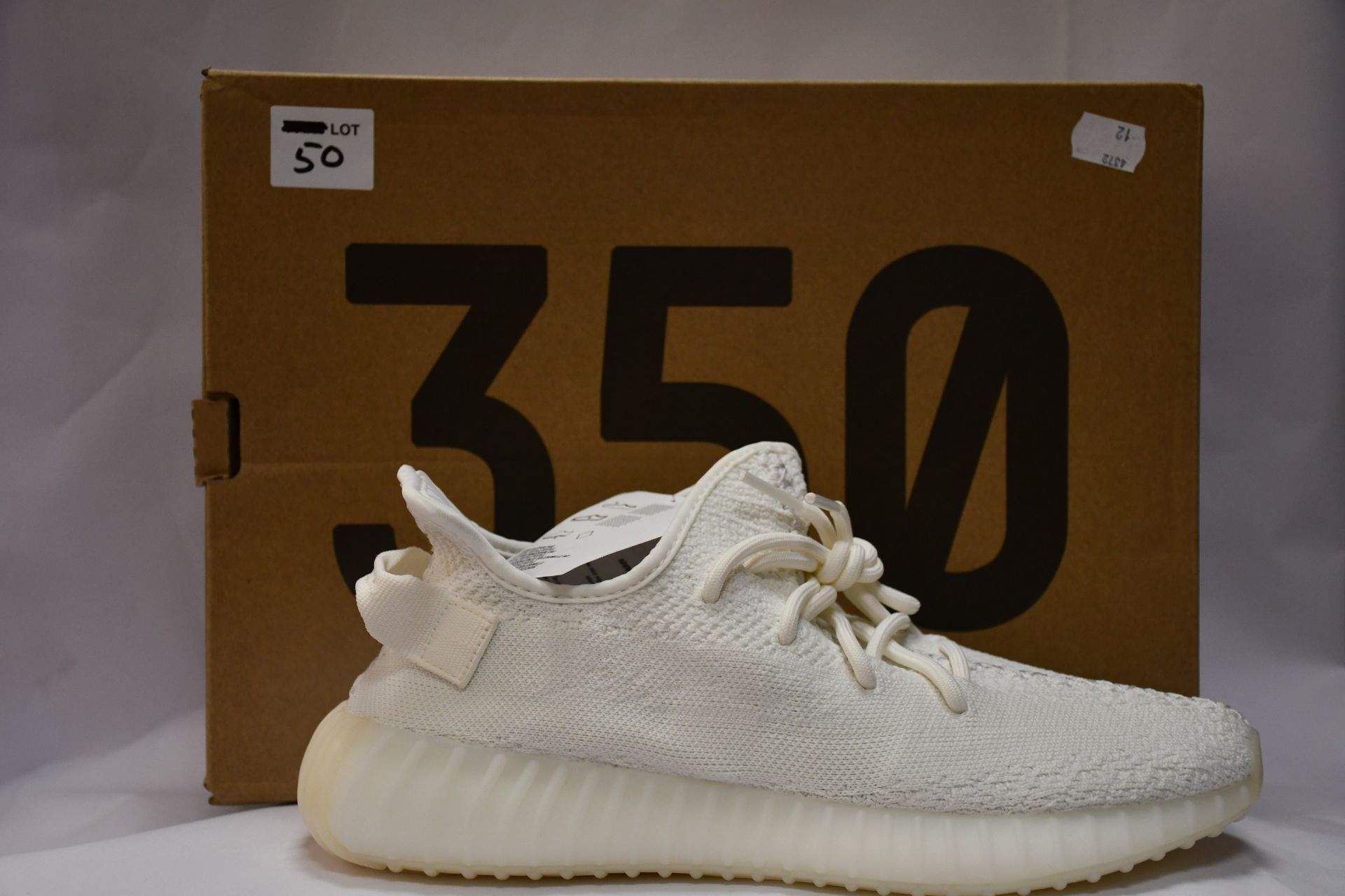 A pair of as new Adidas Yeezy Boost 350 V2 trainers (UK 8.5).