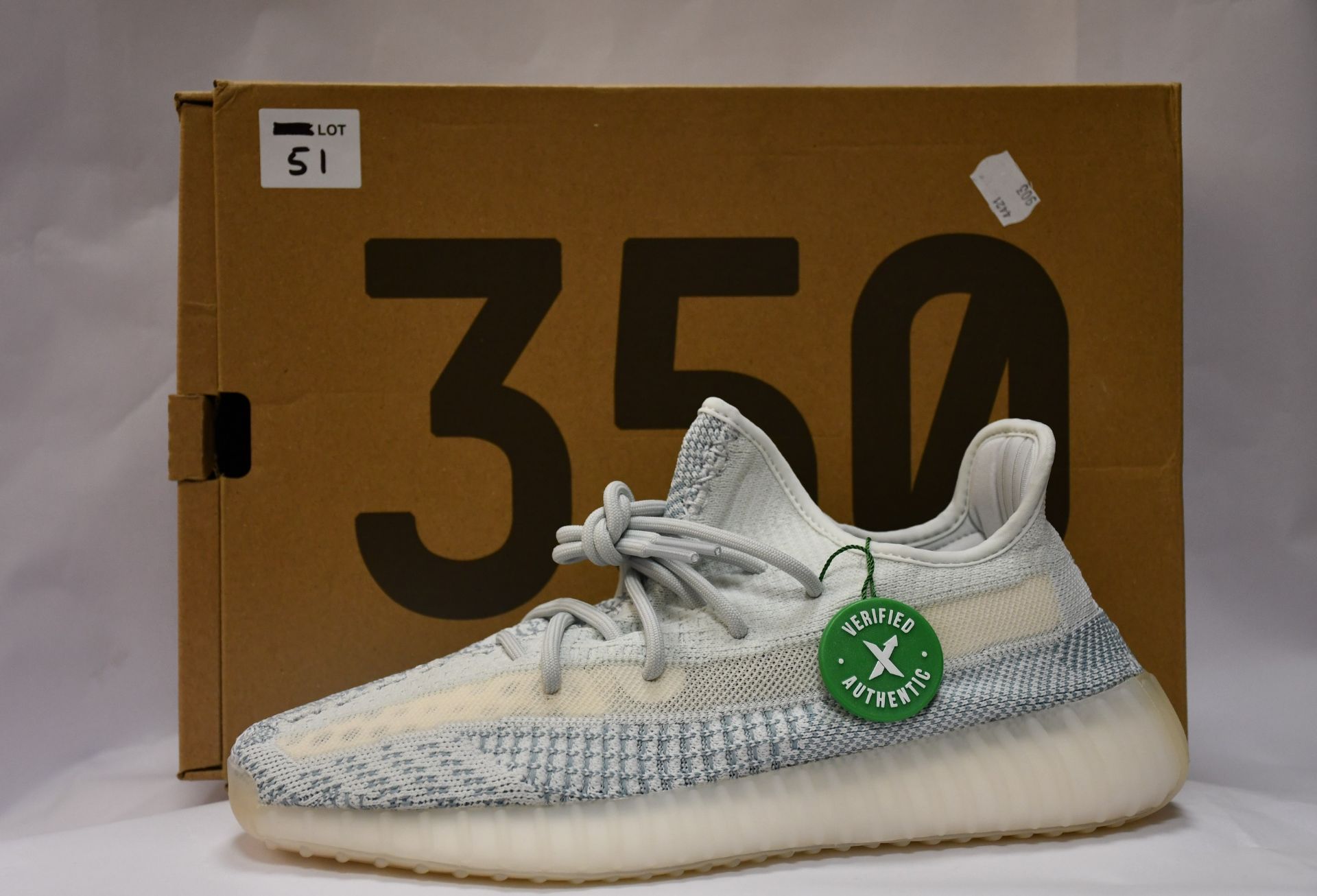 A pair of as new Adidas Yeezy Boost 350 V2 trainers (UK 9.5).