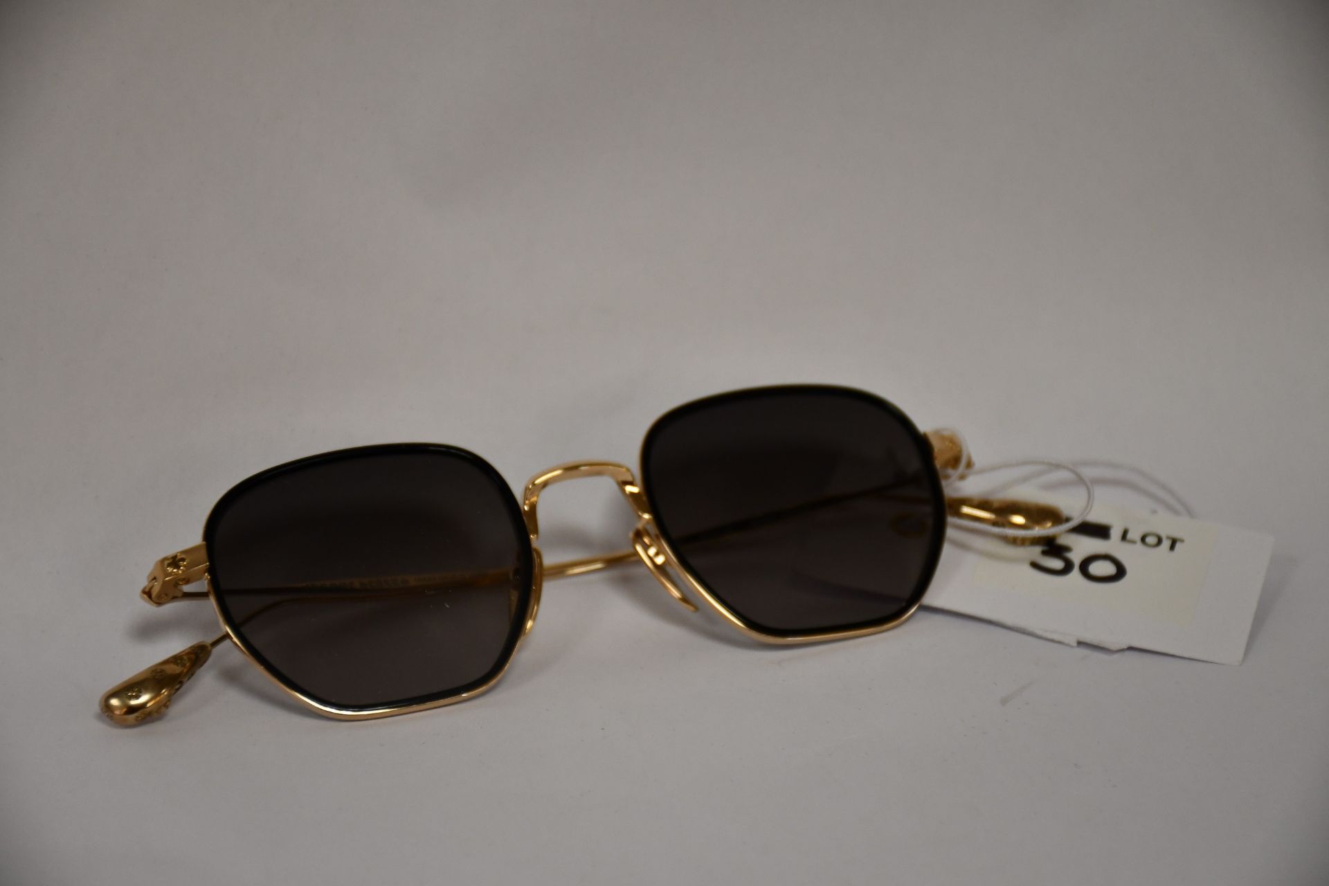 A pair of as new Chrome Hearts Bone Prone I sunglasses (No case).