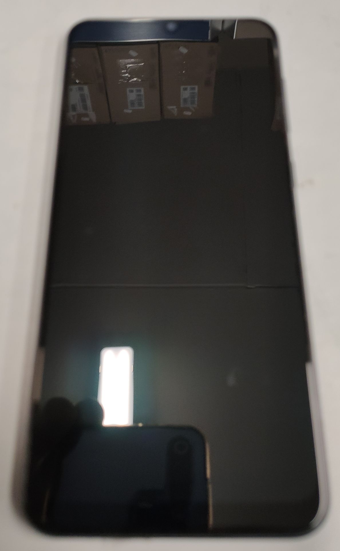 A pre-owned Samsung Galaxy A50 SM-A505FN/DS 128GB in Black (IMEI: 357281109789235) (FRP clear).