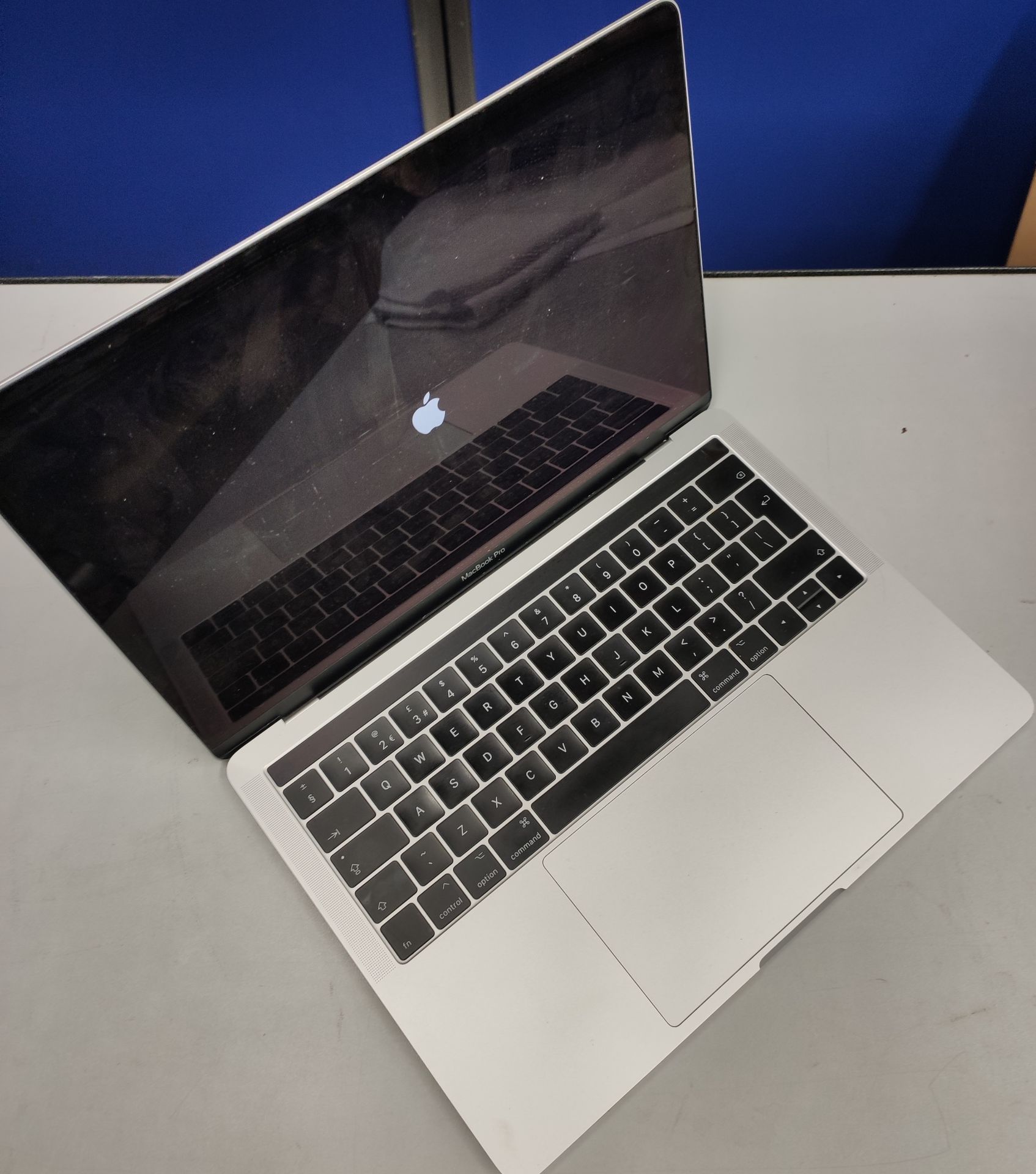 A pre-owned Apple MacBook Pro (13", 2017, Four Thunderbolt 3 Ports) A1706 in Silver with 3.1GHz