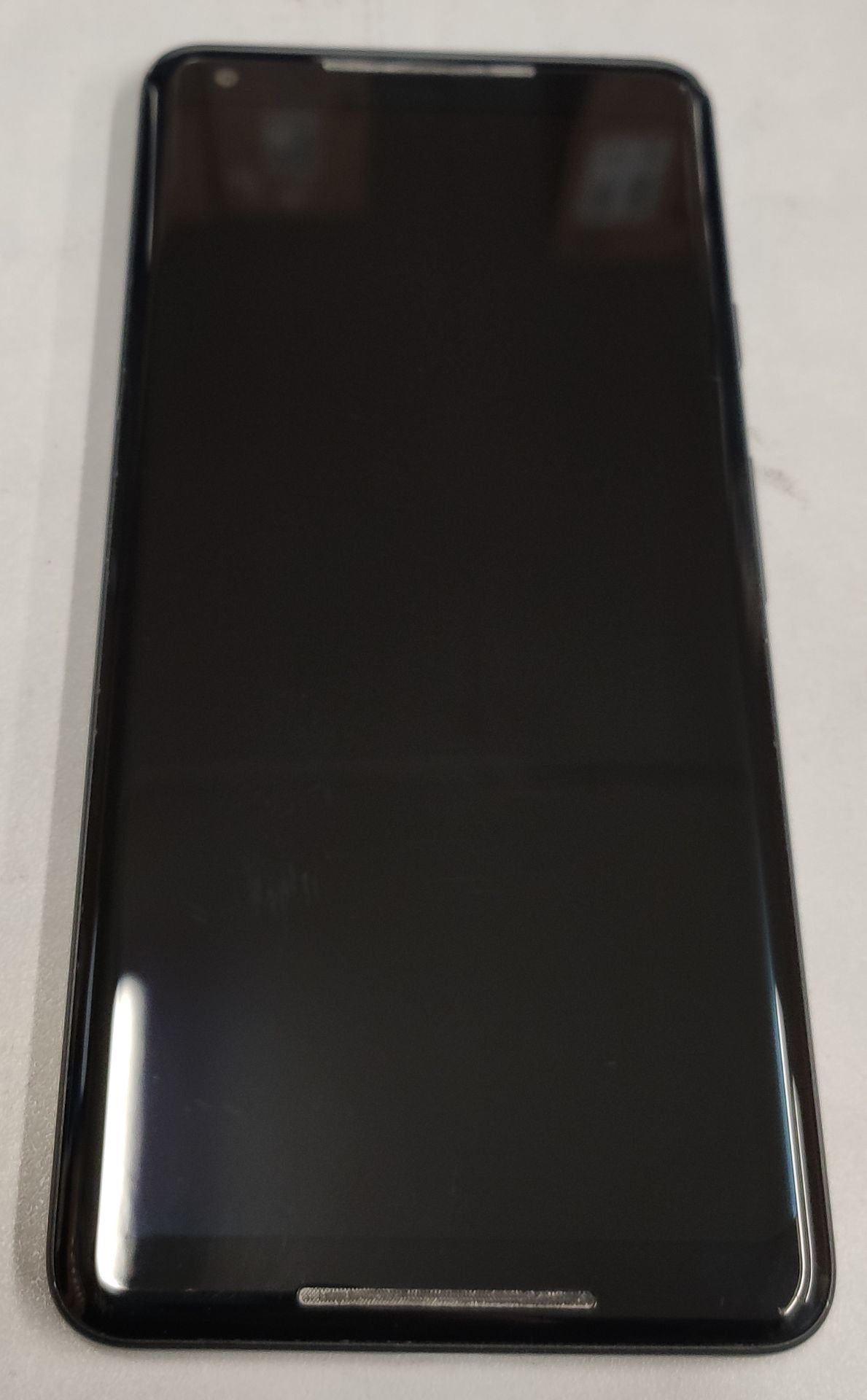 A pre-owned Google Pixel 2 XL 64GB in Just Black (IMEI: 358035087091611) (FRP clear).