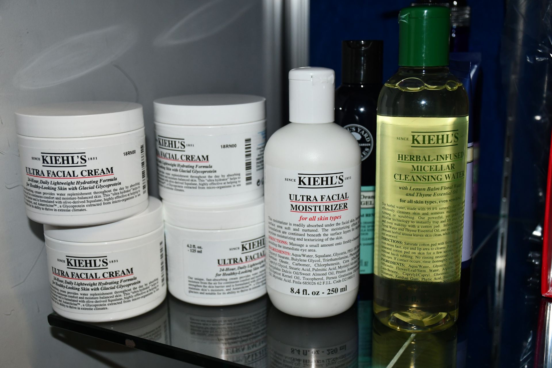Six items of Kiehl's skin care to include ultra facial cream, ultra facial moisturizer and cleansing - Image 2 of 3
