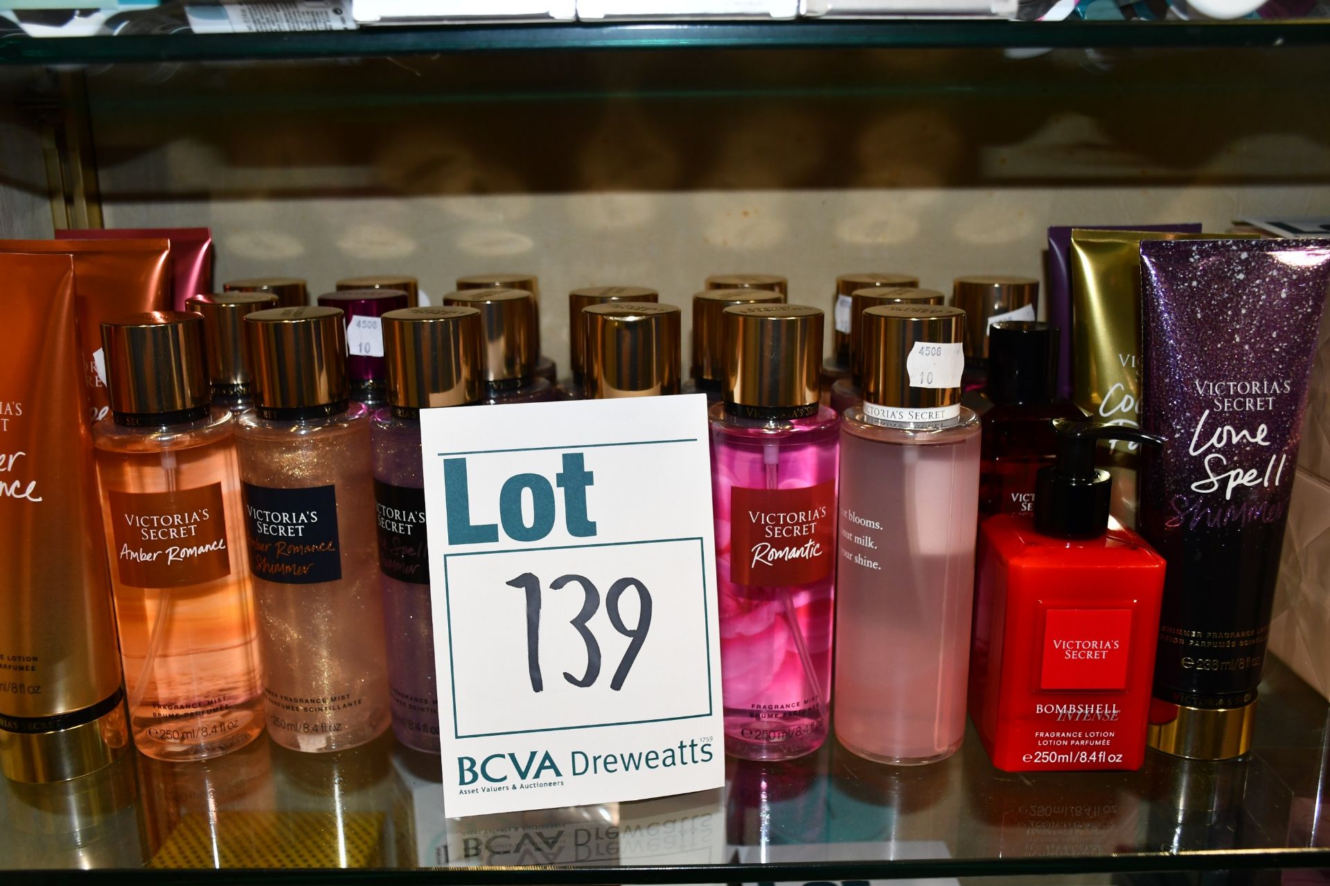 A quantity of as new Victoria's Secret fragrance mist and fragrance lotion (27 items).