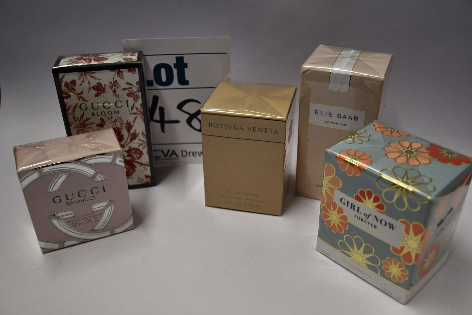 Six boxed as new ladies' fragrances to include one Bottega Veneta eau de parfum (30ml), one Elie