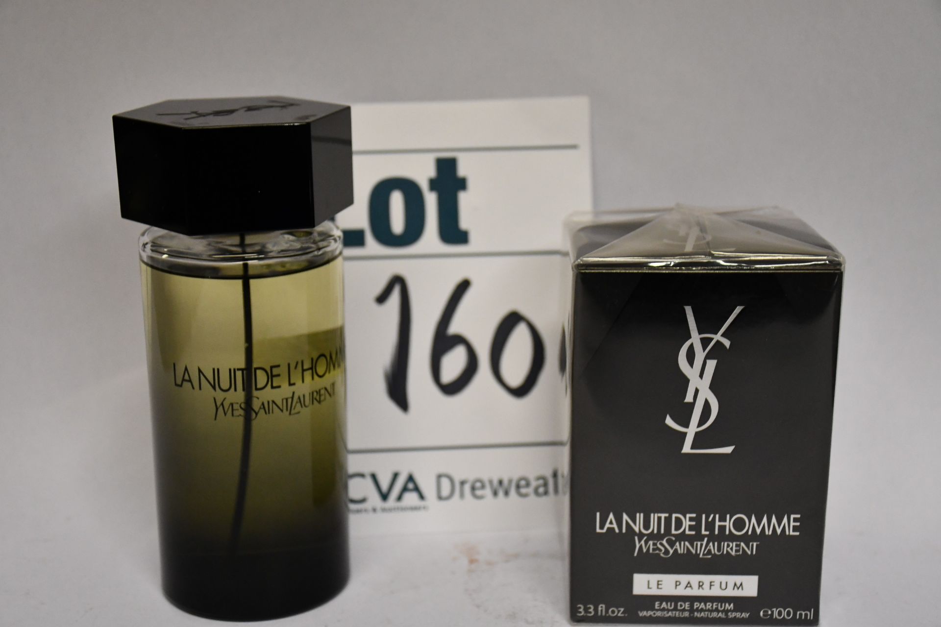 Two YSL La Nuit De L'Homme eau de parfum (100ml and 200ml - unboxed).