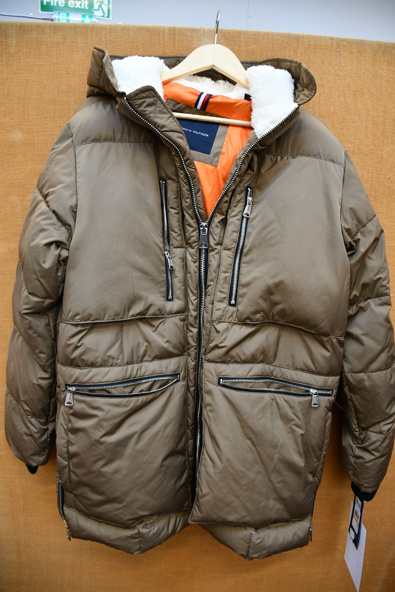 An as new Tommy Hilfiger wind resistant coat (S -RRP $350).