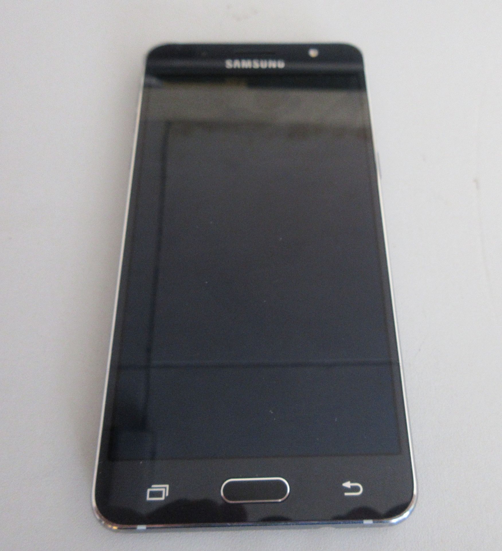 A used Samsung Galaxy J5 2016 Mobile Phone. Activation lock clear. No power supply or box or