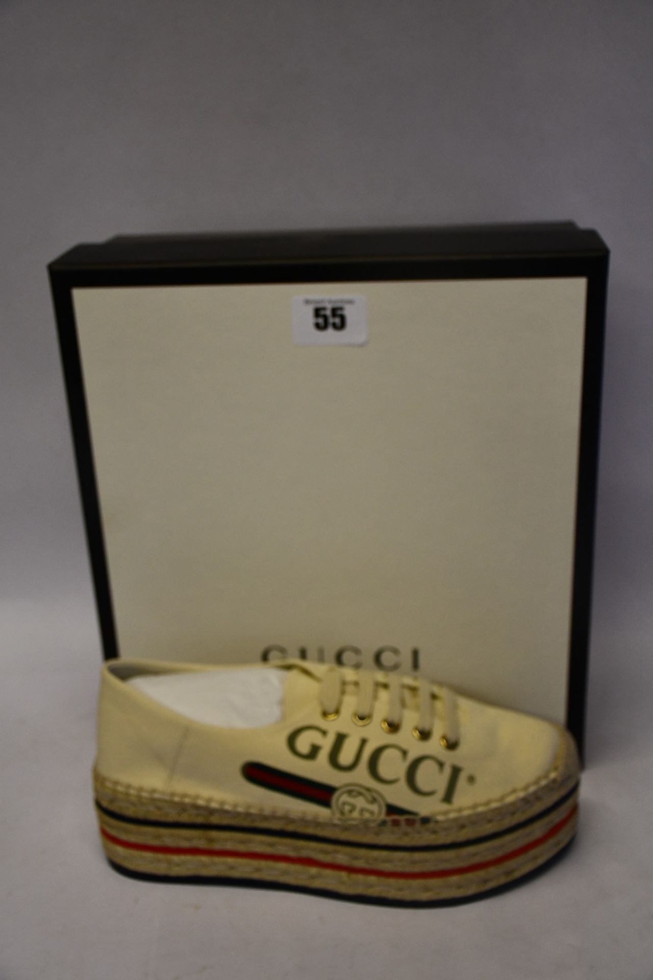 A pair of as new Gucci Sepang espadrilles (EU 37 - RRP €495).