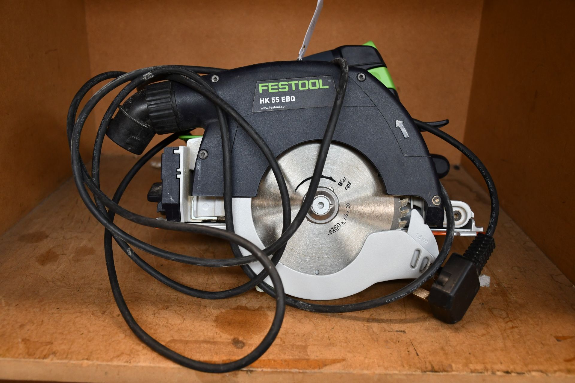 One pre-owned Festool Circular saw HK 55 EBQ 230V.