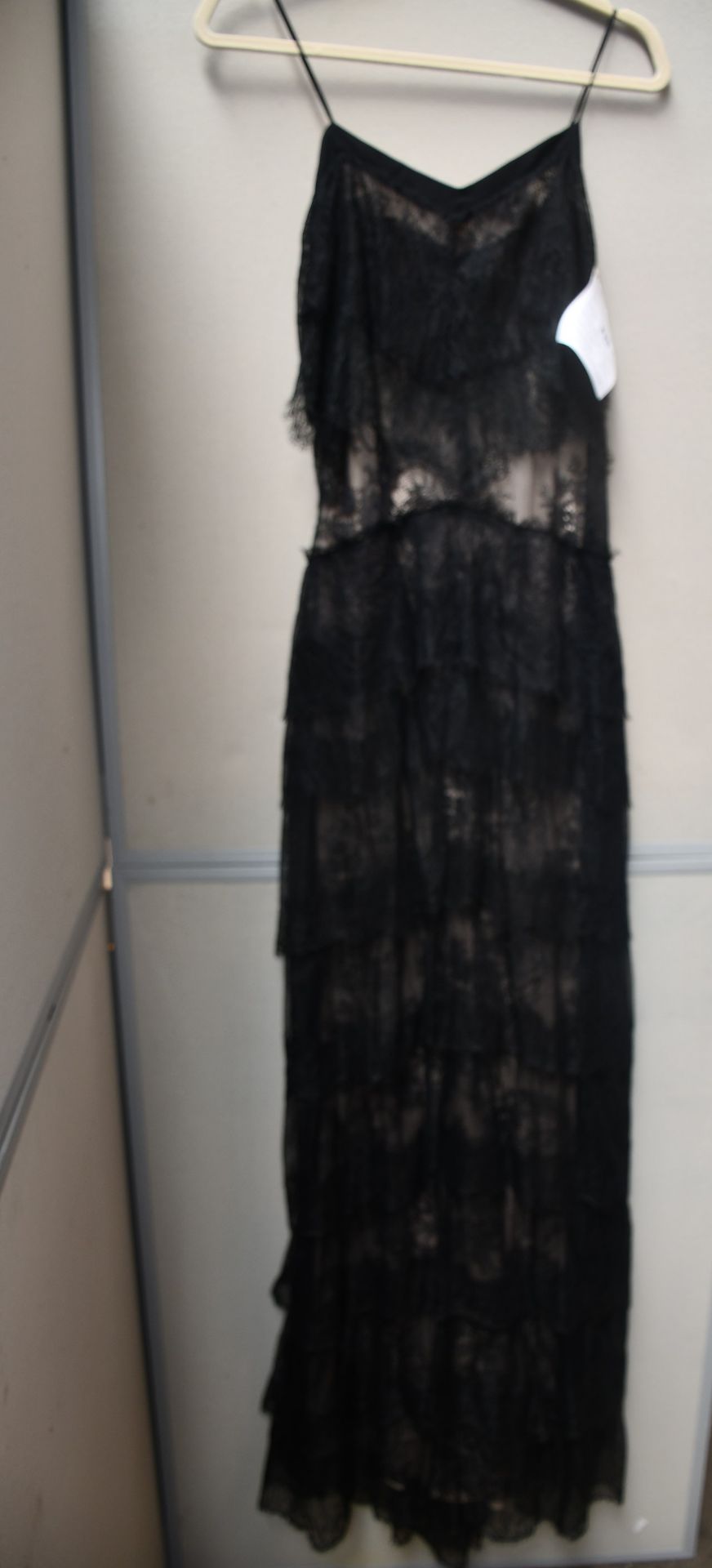 An as new Haute Hippie long black dress (Size 4 - RRP £620).