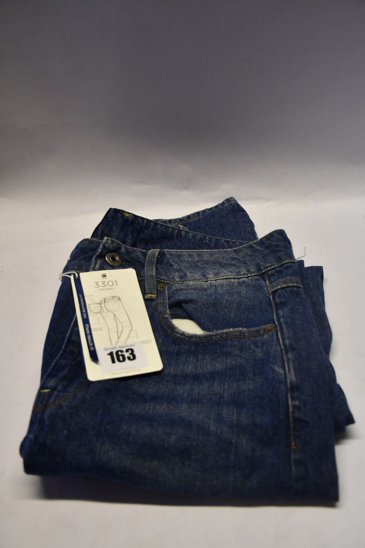 A pair of as new G-Star Saddle Boyfriend jeans (W24/L32 - RRP £105).