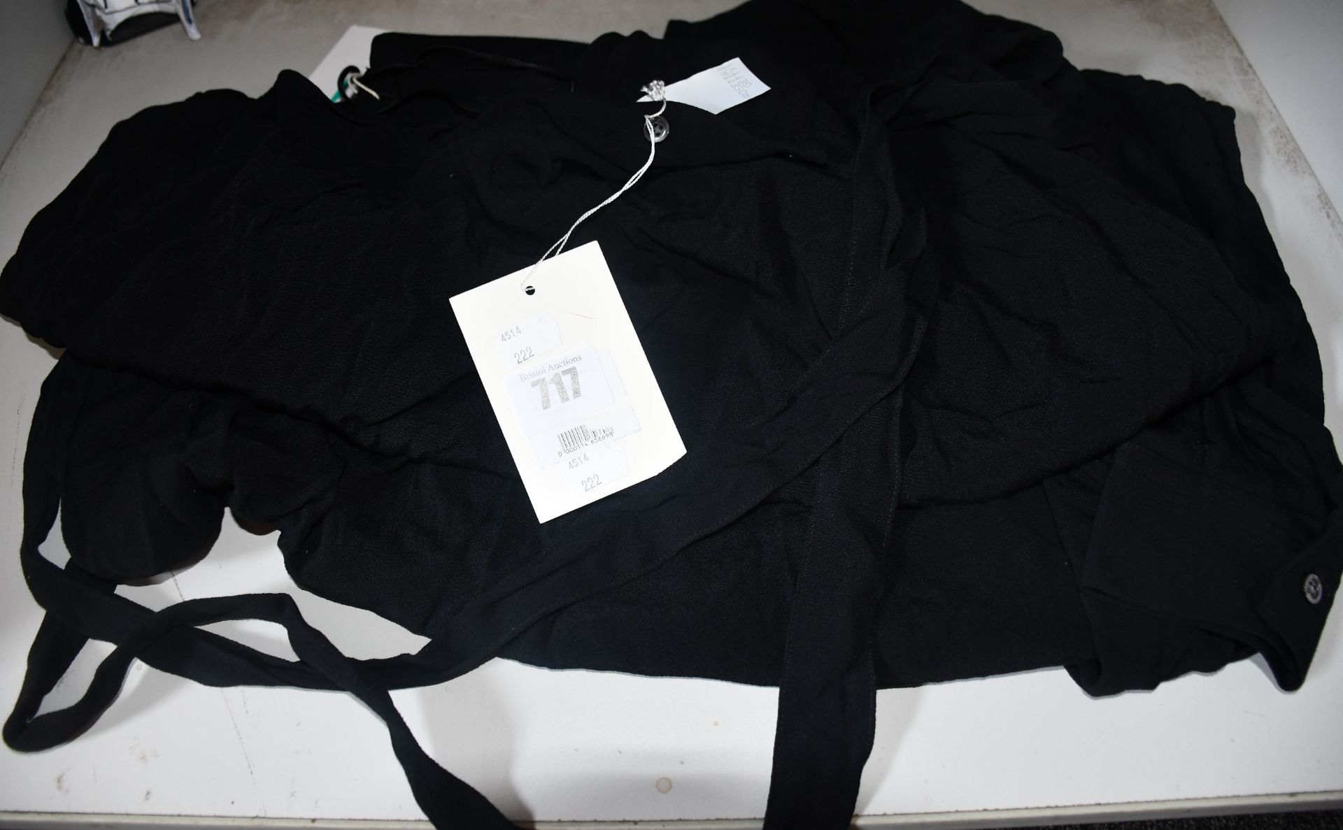 An as new Rosetta Getty dress in black (Size 2).