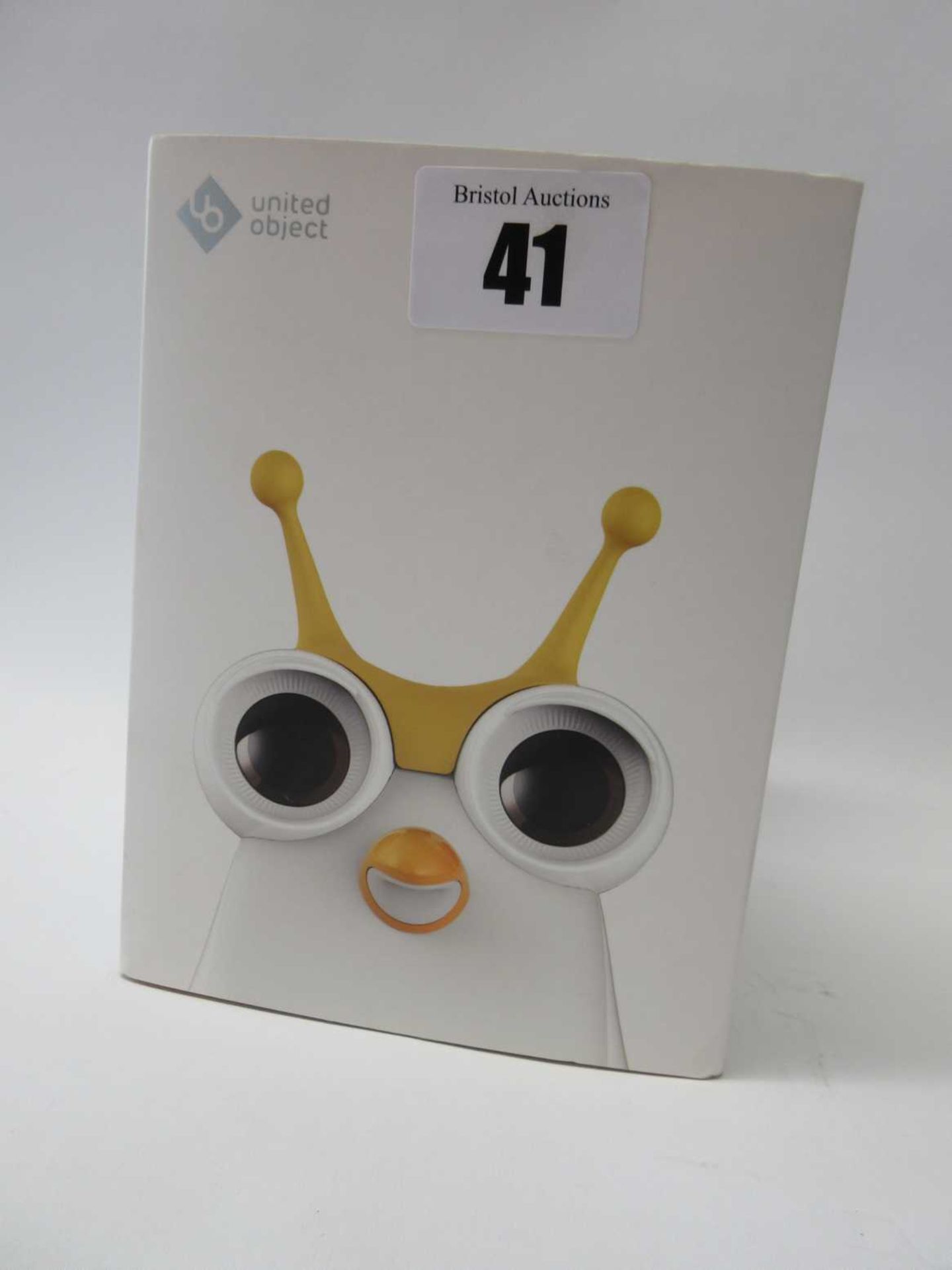 A boxed as new United Object Albert Educational Smart Robot (Box opened).
