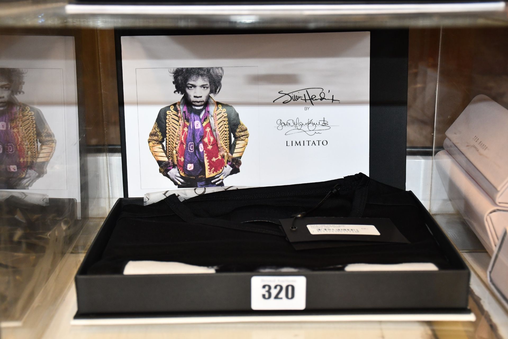 An as new Limitato Gered Jimi (Hendrix) T-shirt in presentation box (L).