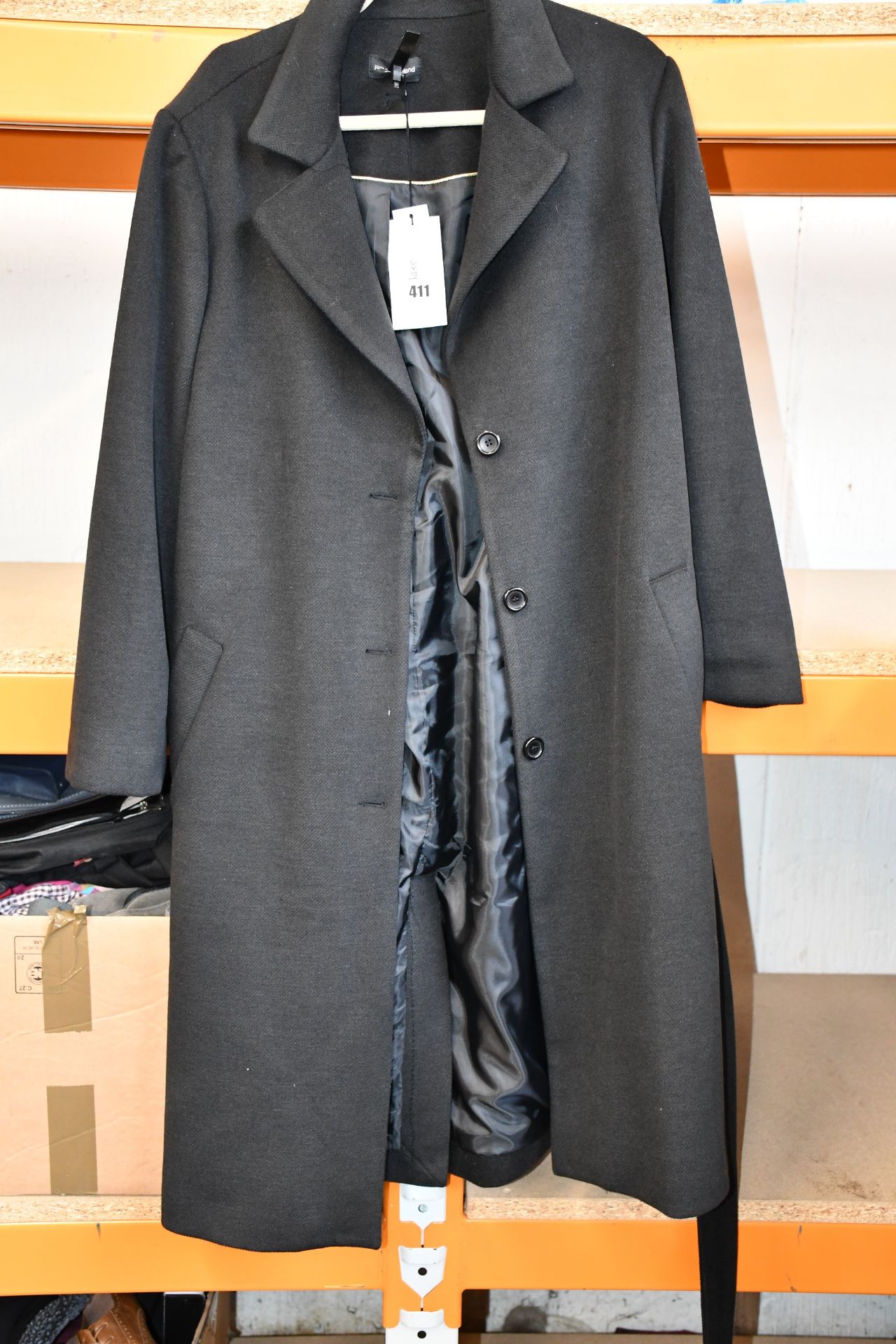 An as new James Lakeland coat in black (Size 52 - RRP £325).