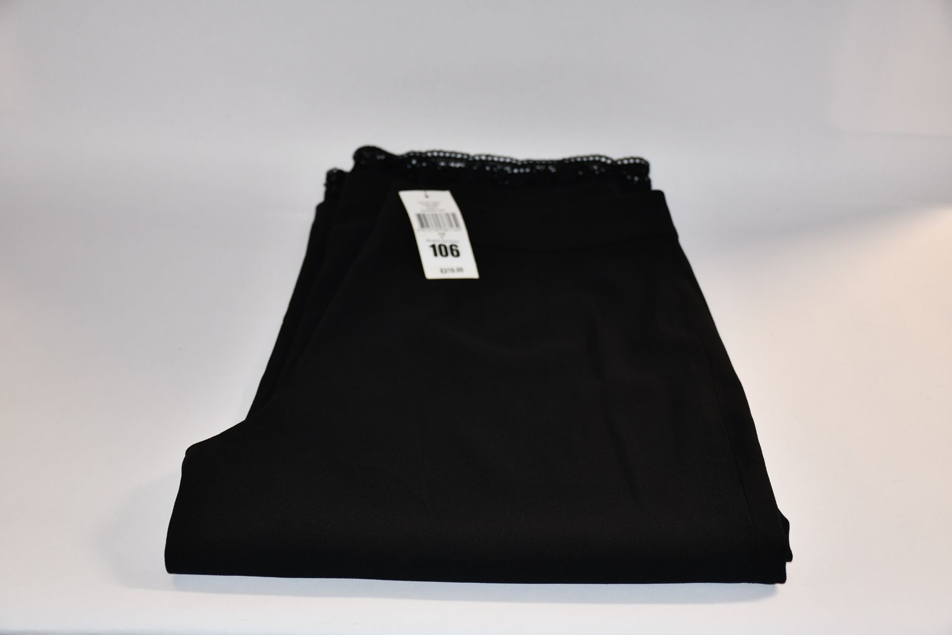Two pairs of Club Monaco February black Prudeen pants (Sizes 4 and 6 - RRP £84 each).