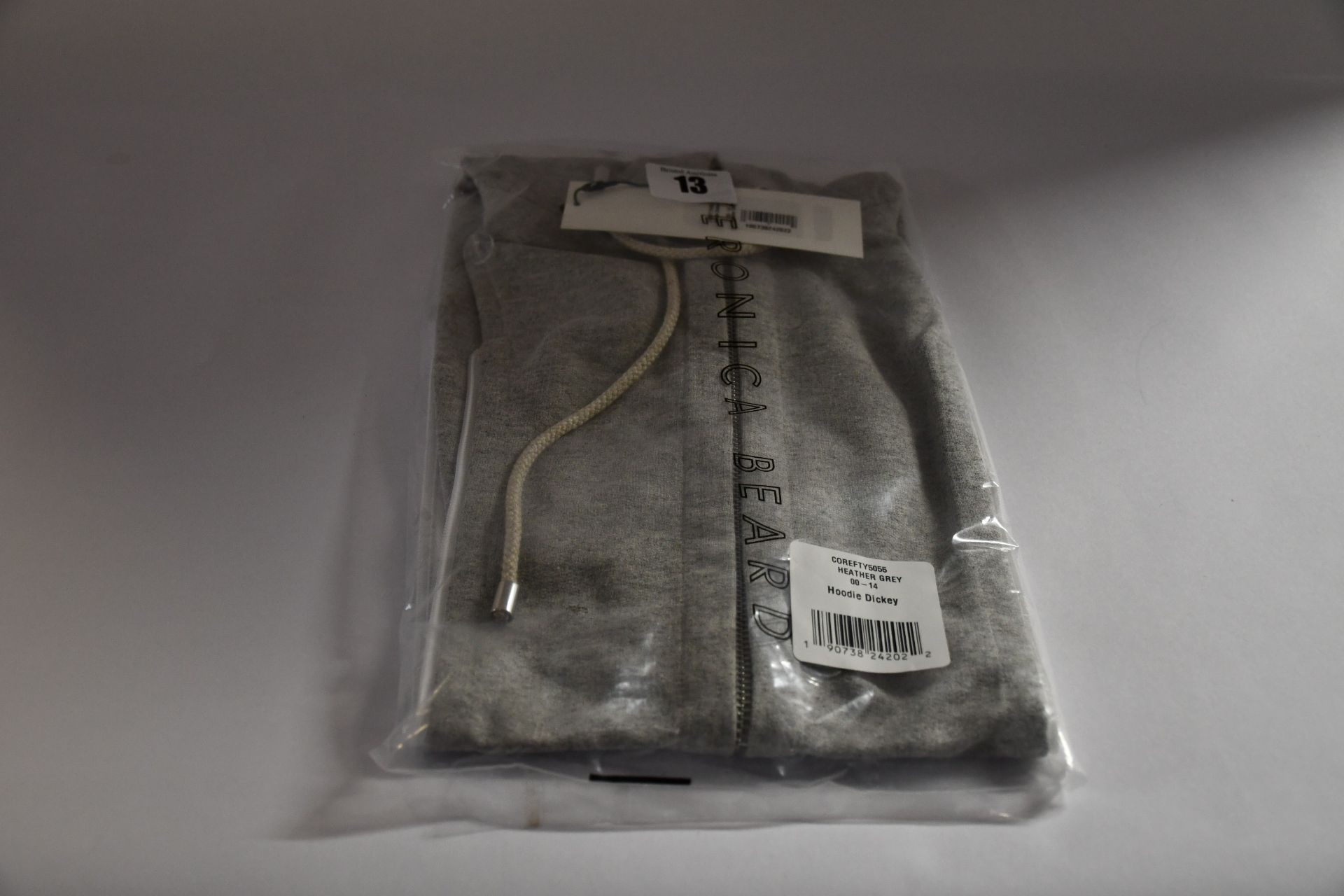 An as new Veronica Beard Hoodie Dickey in grey (00-14? - RRP £135).